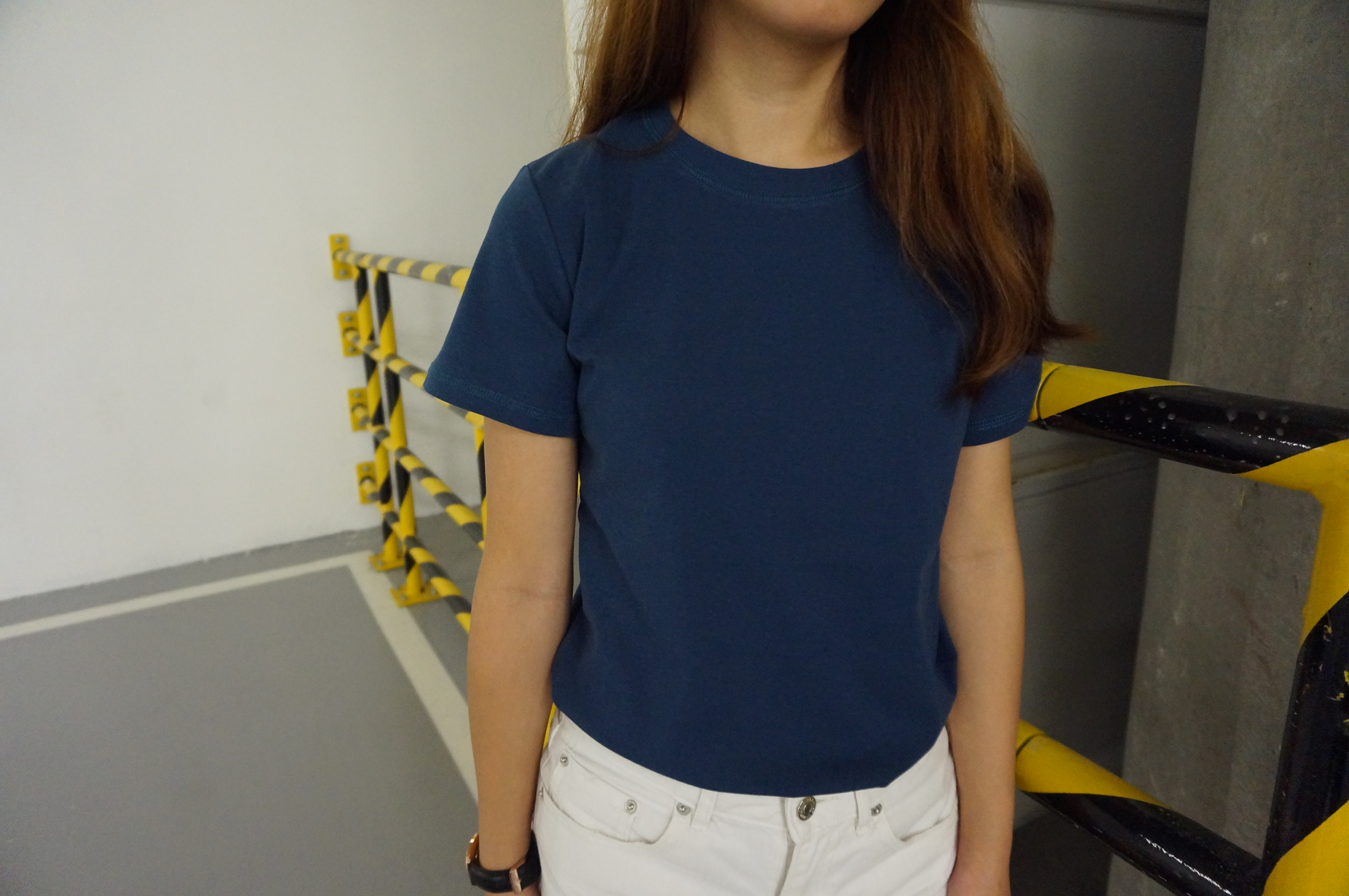 斷貨款 淨色短袖上衣2019