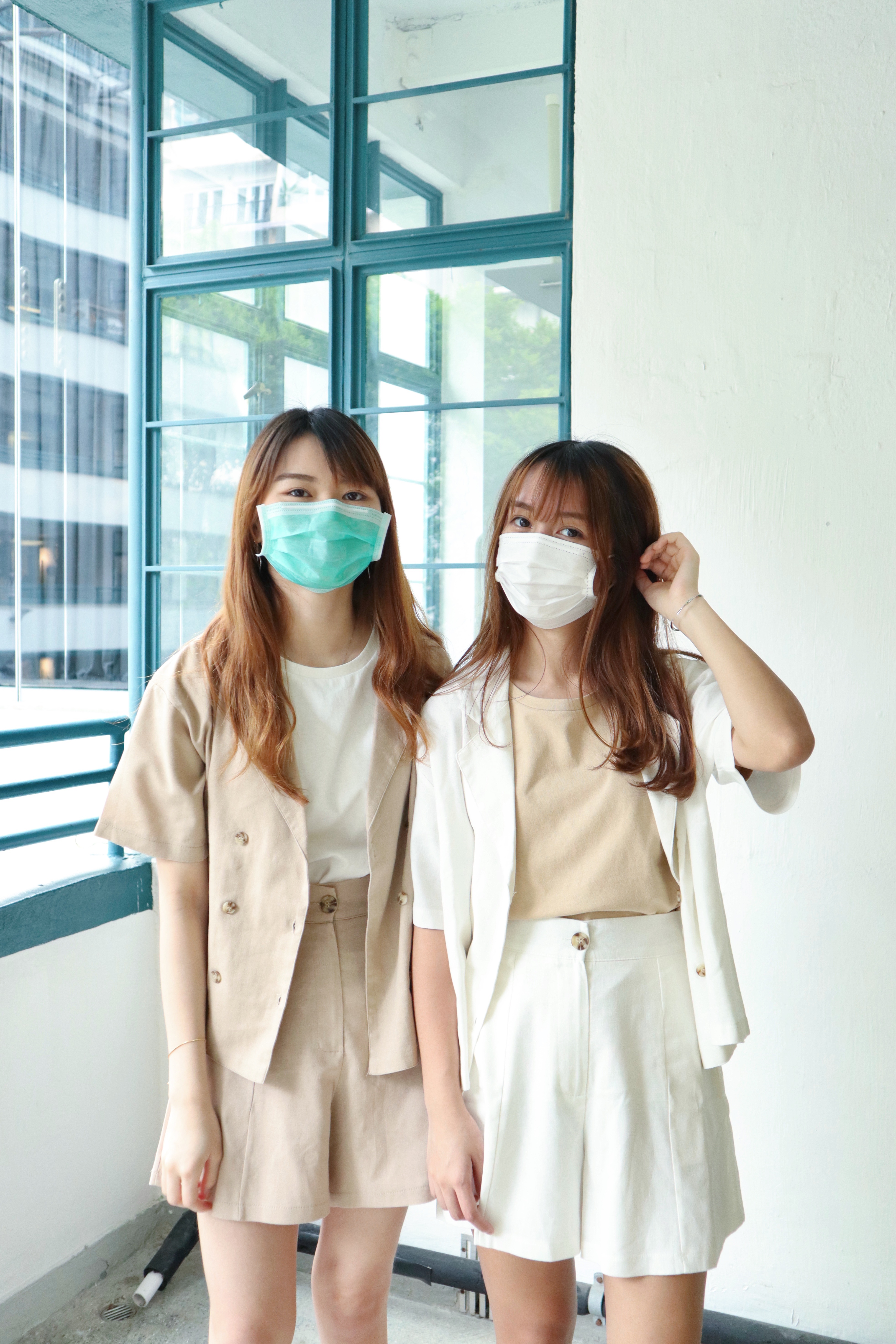 最高CP套裝! 韓妞率性外套+5分短褲套裝