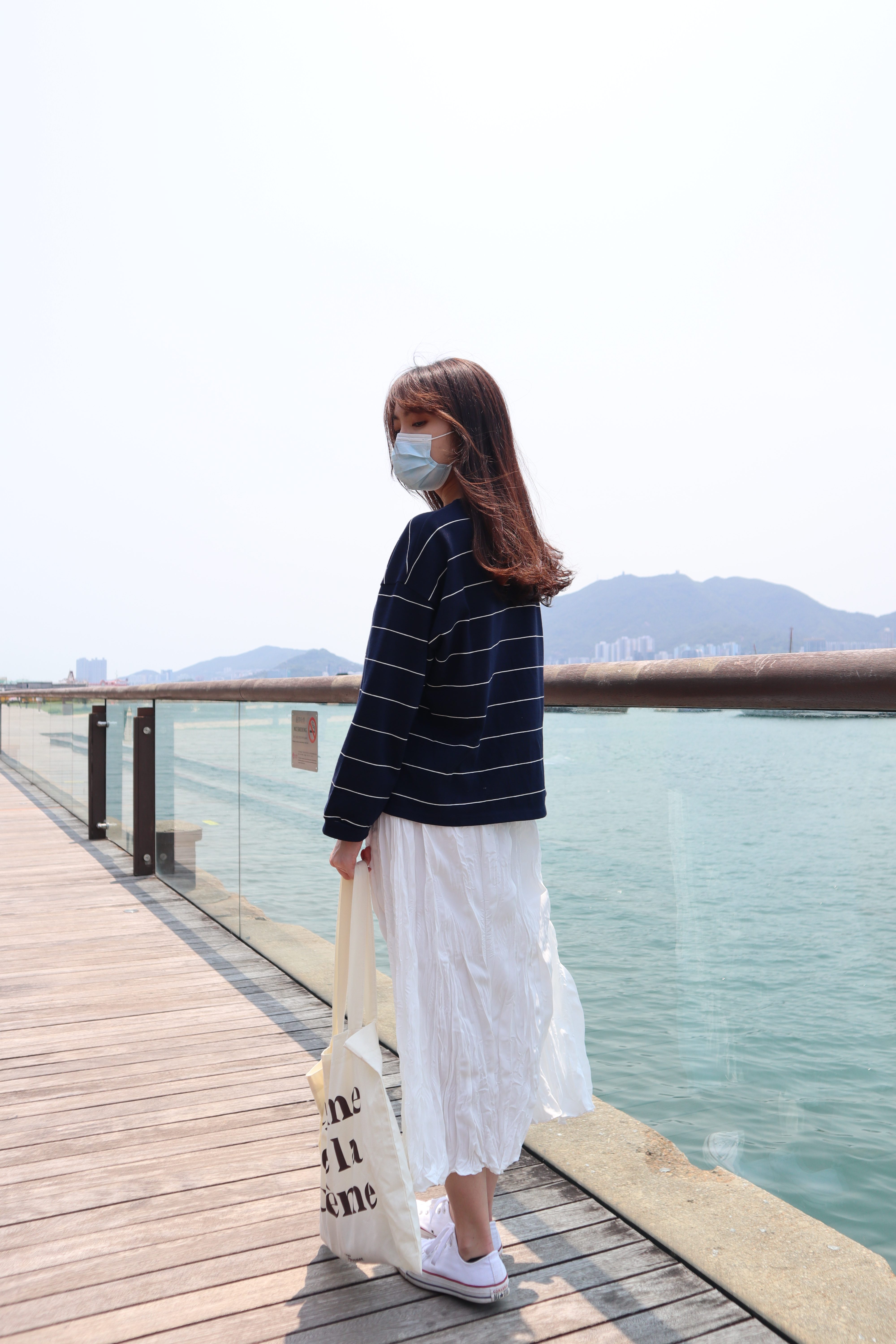 必買仙氣up飄逸抓皺半截長裙