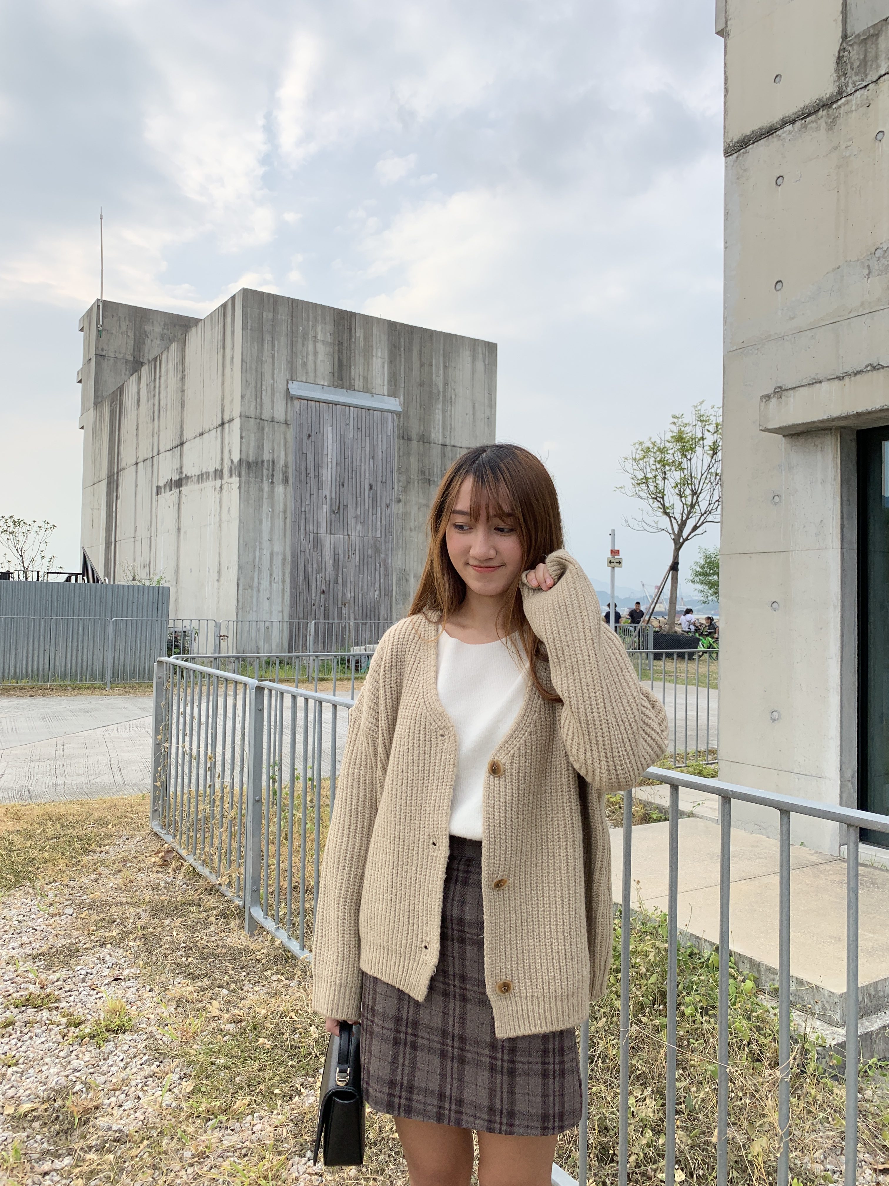 KR厚針織外套 兩色入