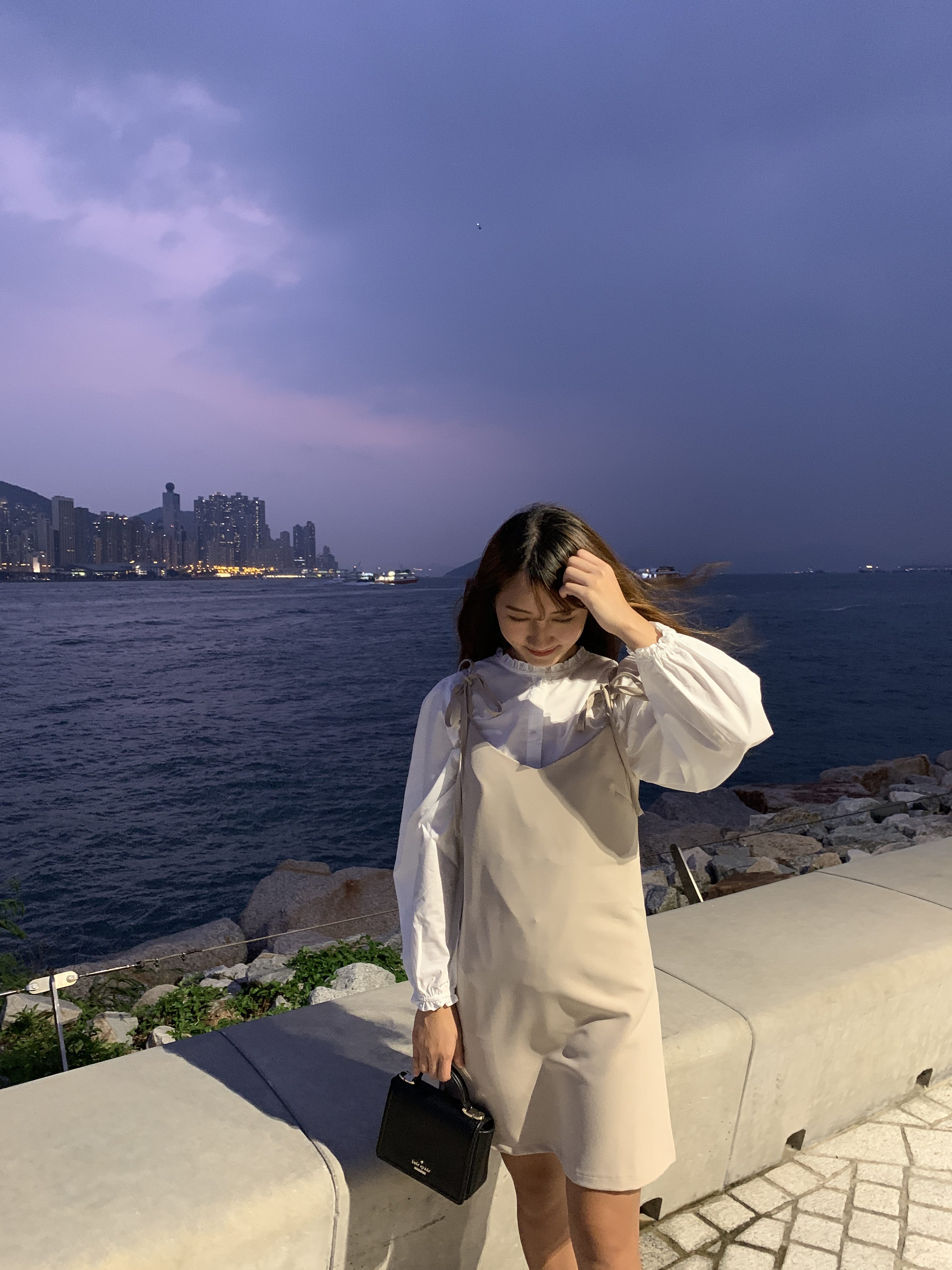 法式浪漫吊帶裙套裝♡