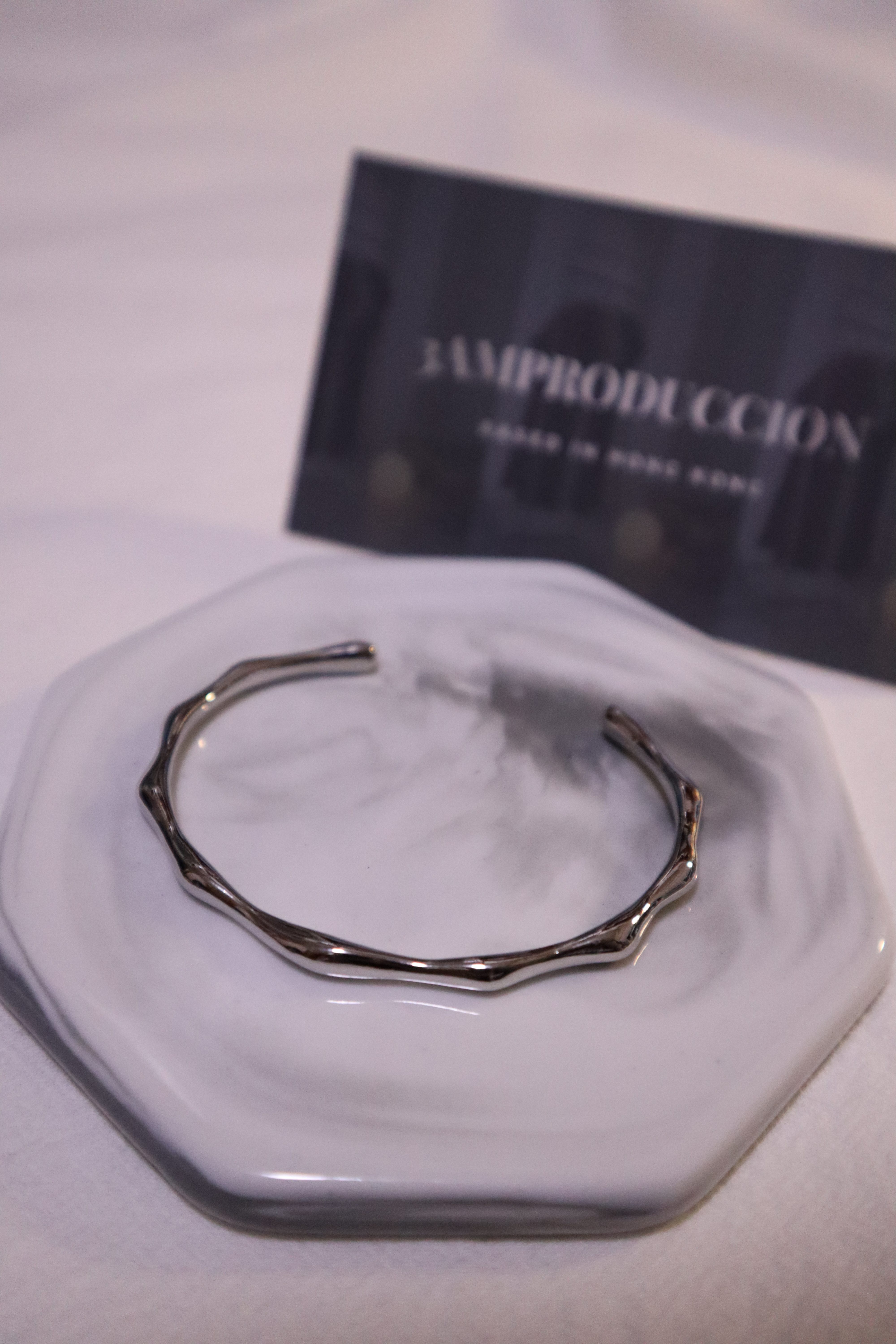 Enjoy Life Bangle (Silver) (單買包平郵)