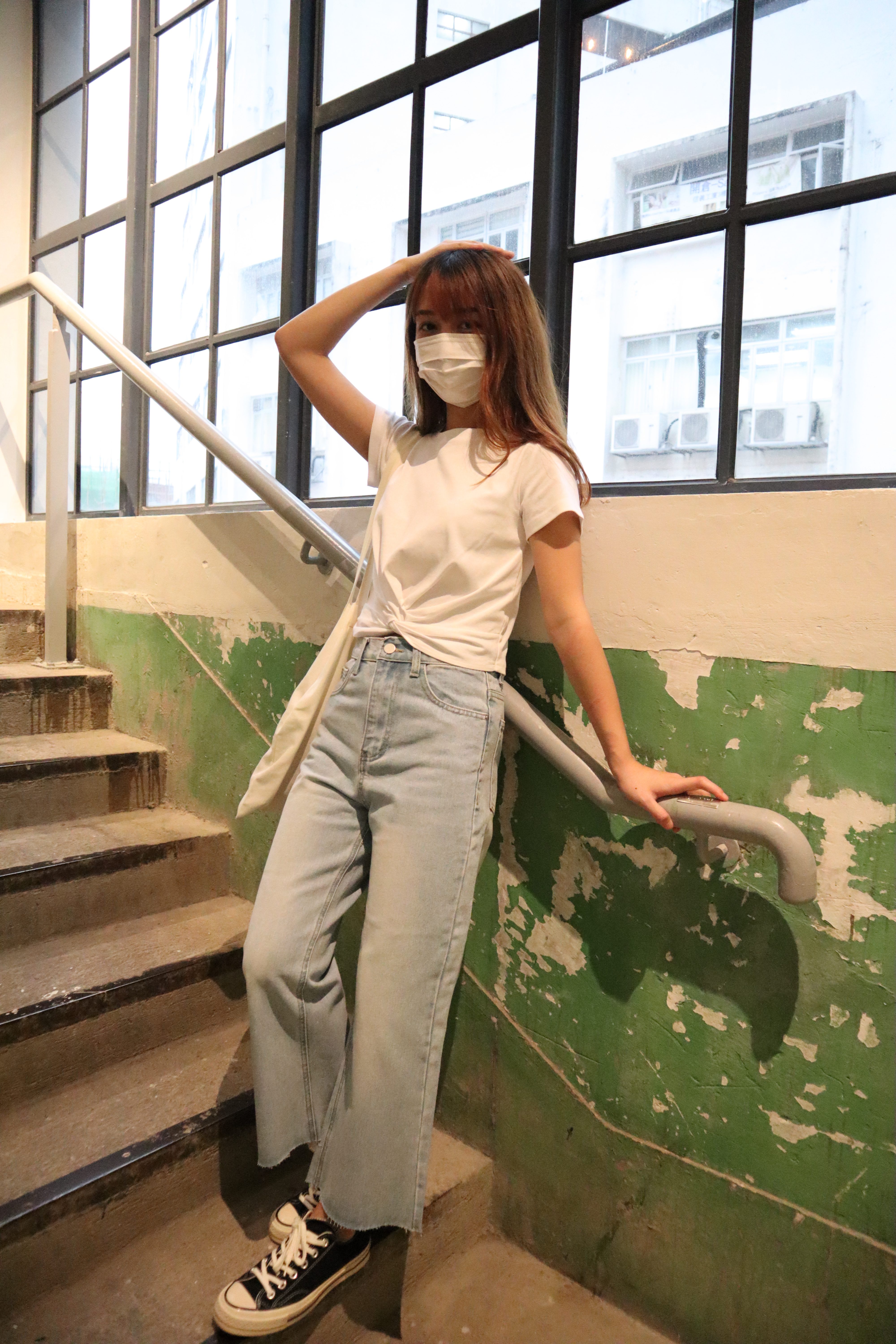 顯瘦必買 人生款闊腳牛仔褲 150cm S碼