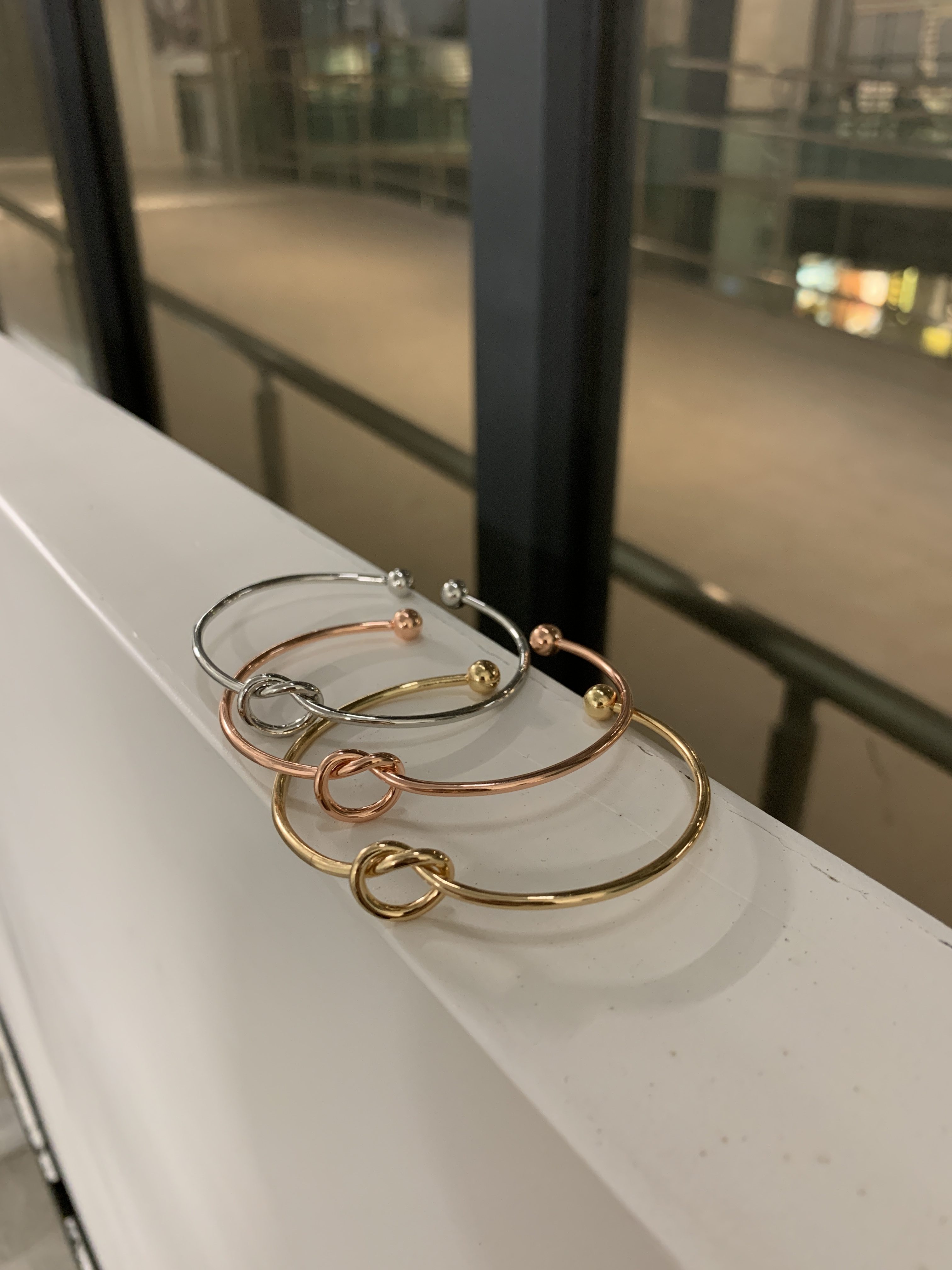 愛心繩結手鈪 3色入 (單買包平郵)