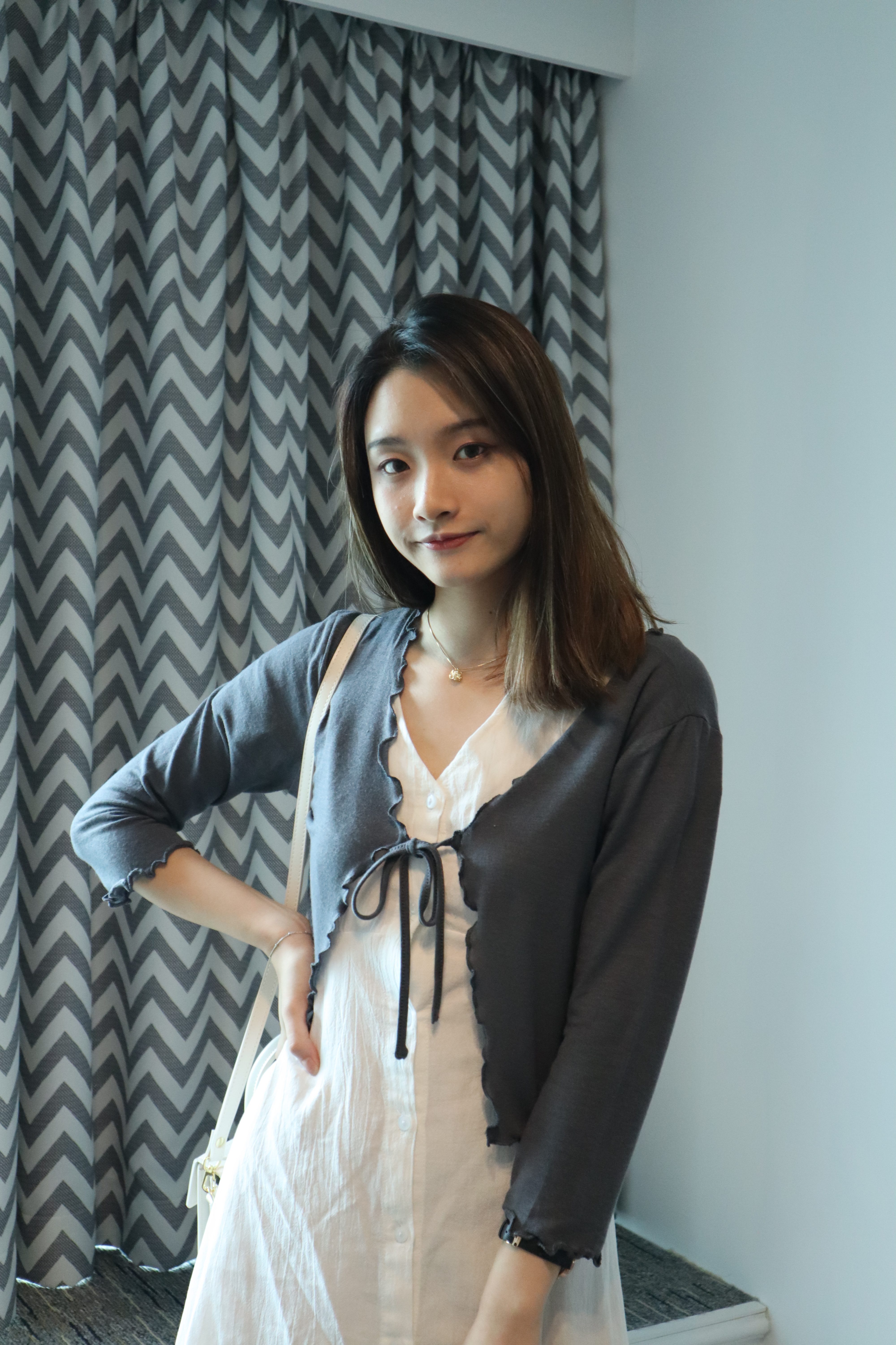 乖巧捲邊小外套♡