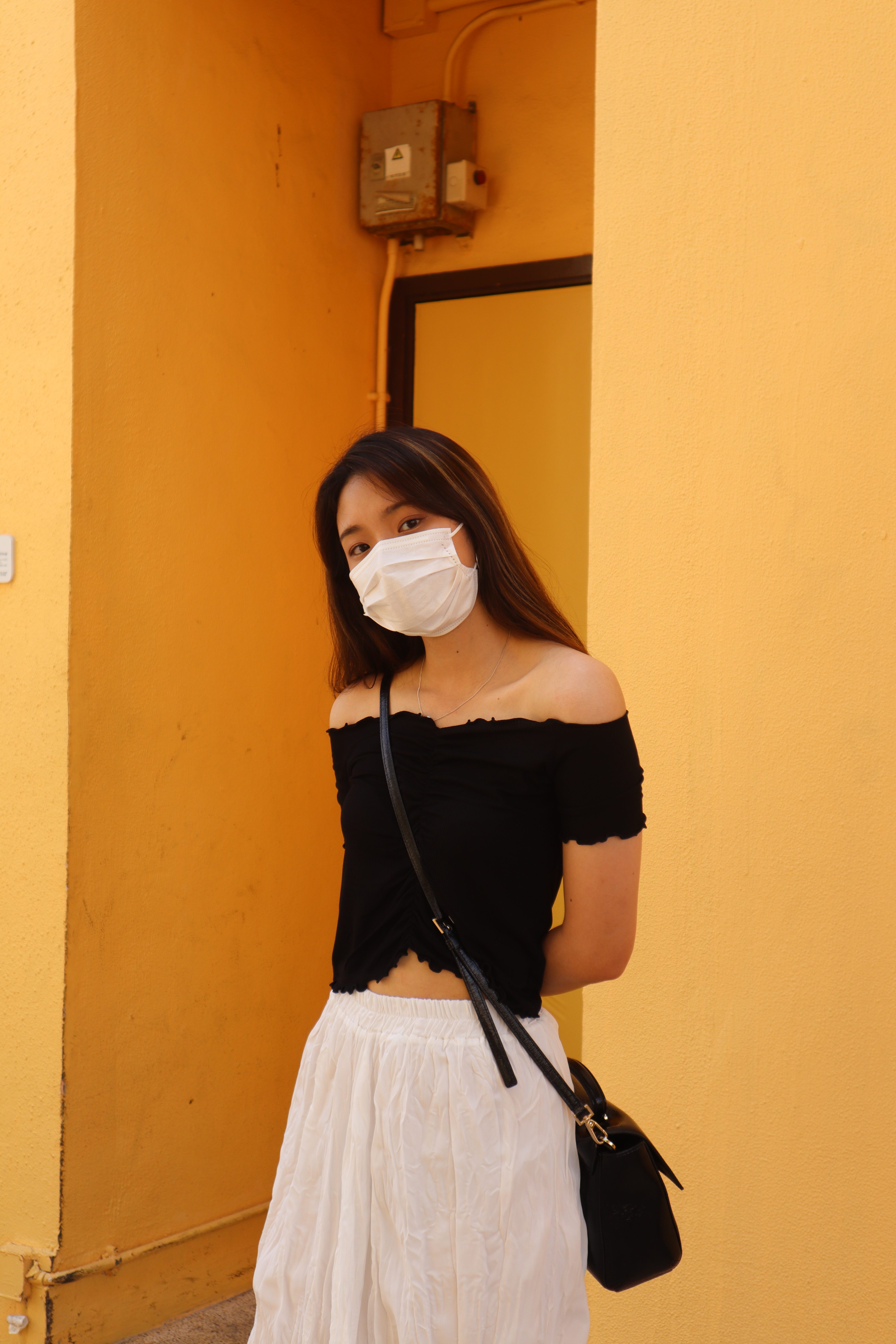 極顯瘦! 捲邊仙氣一字膊