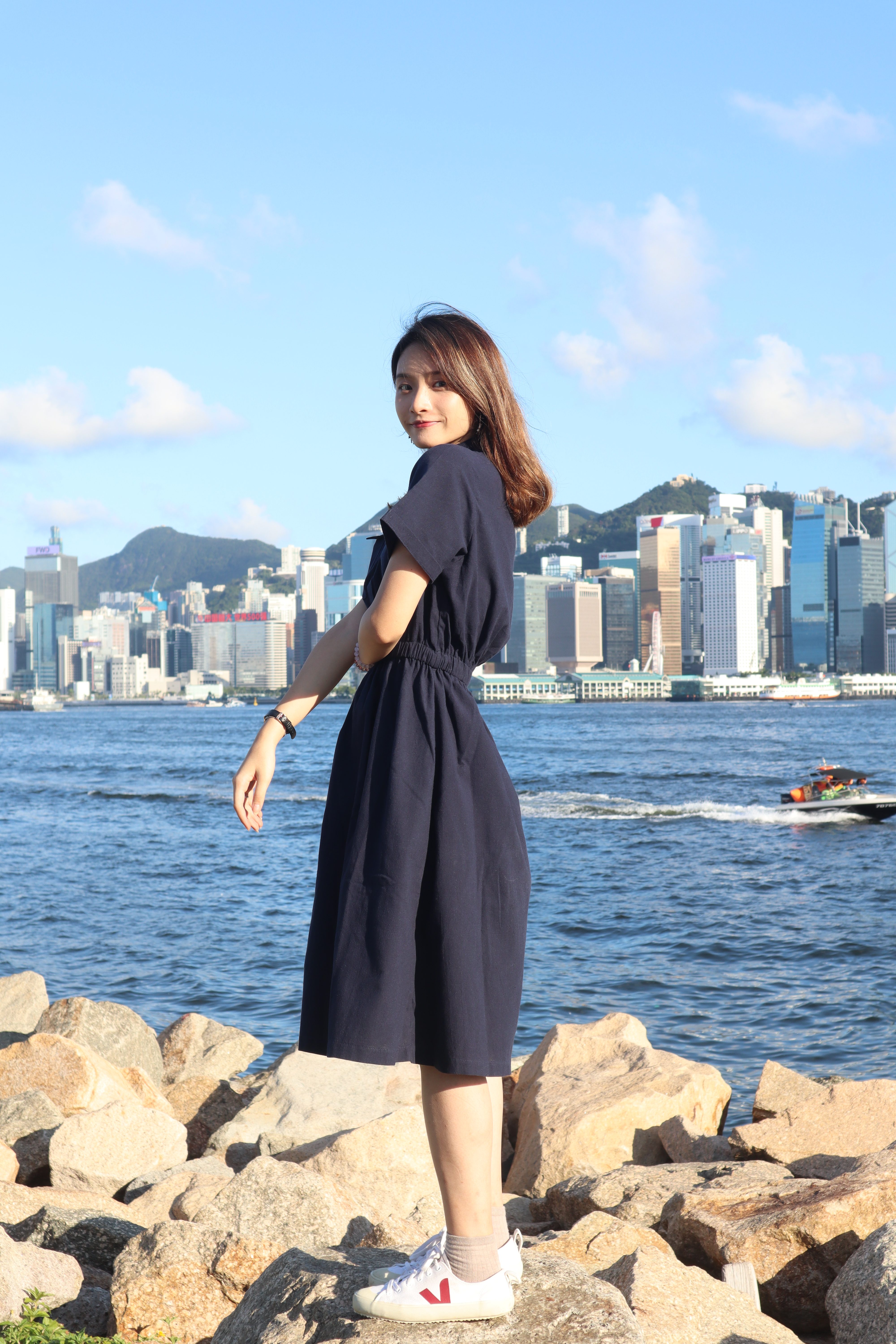 3am made! 文青工裝雙口袋OPS (長ver)