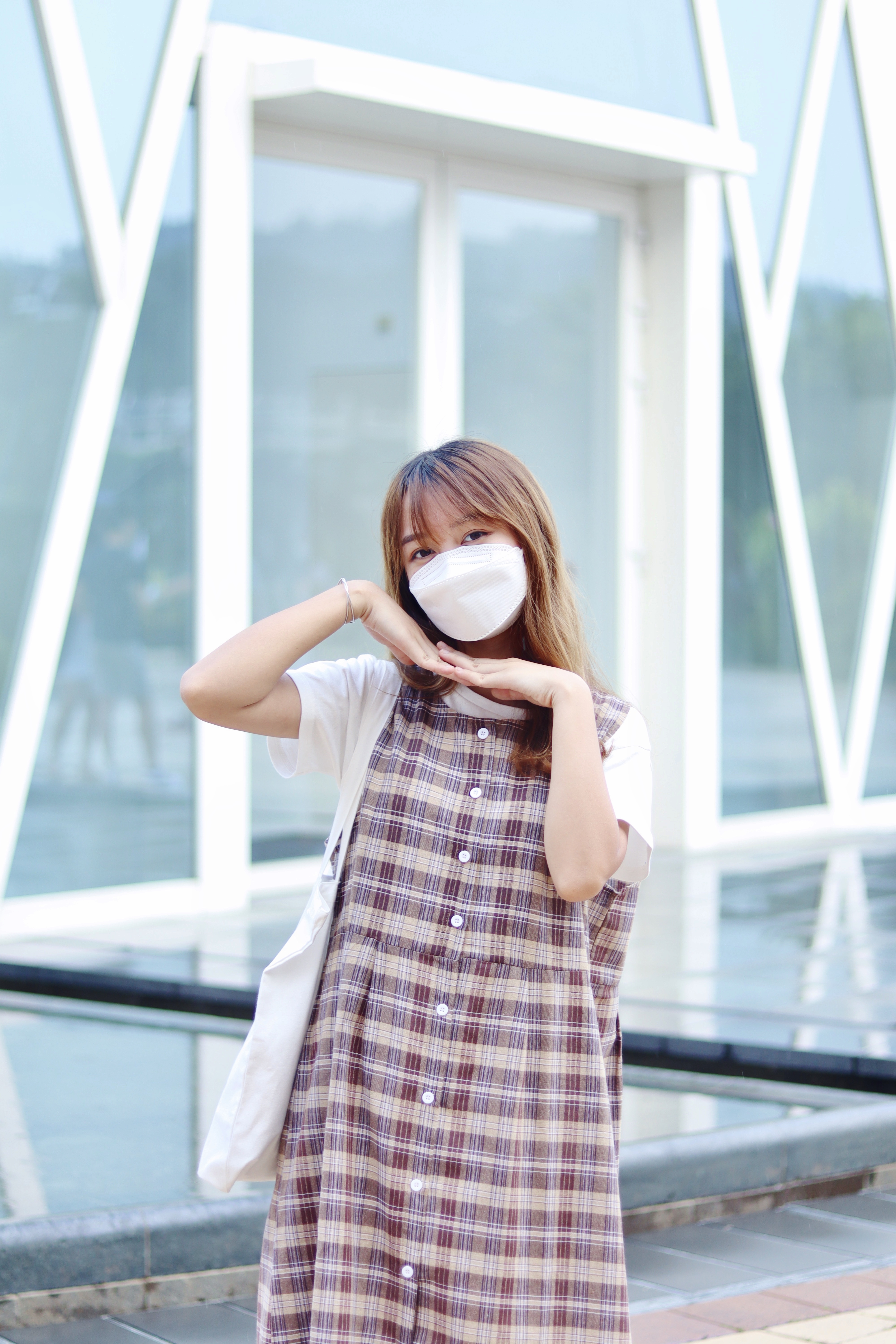 田園風格紋寬鬆OPS