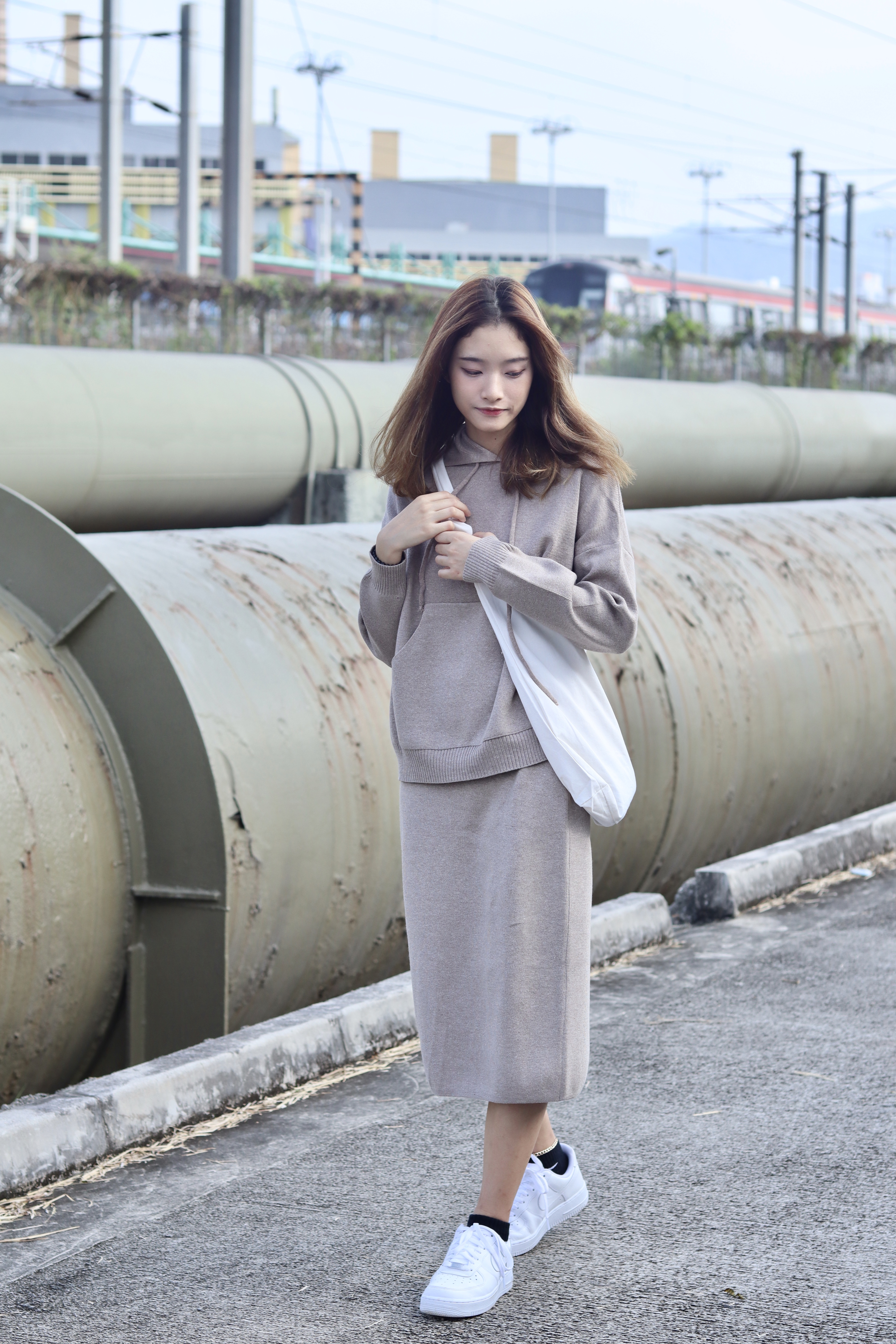 3amstudio | 100分親膚 燕麥針織套裝