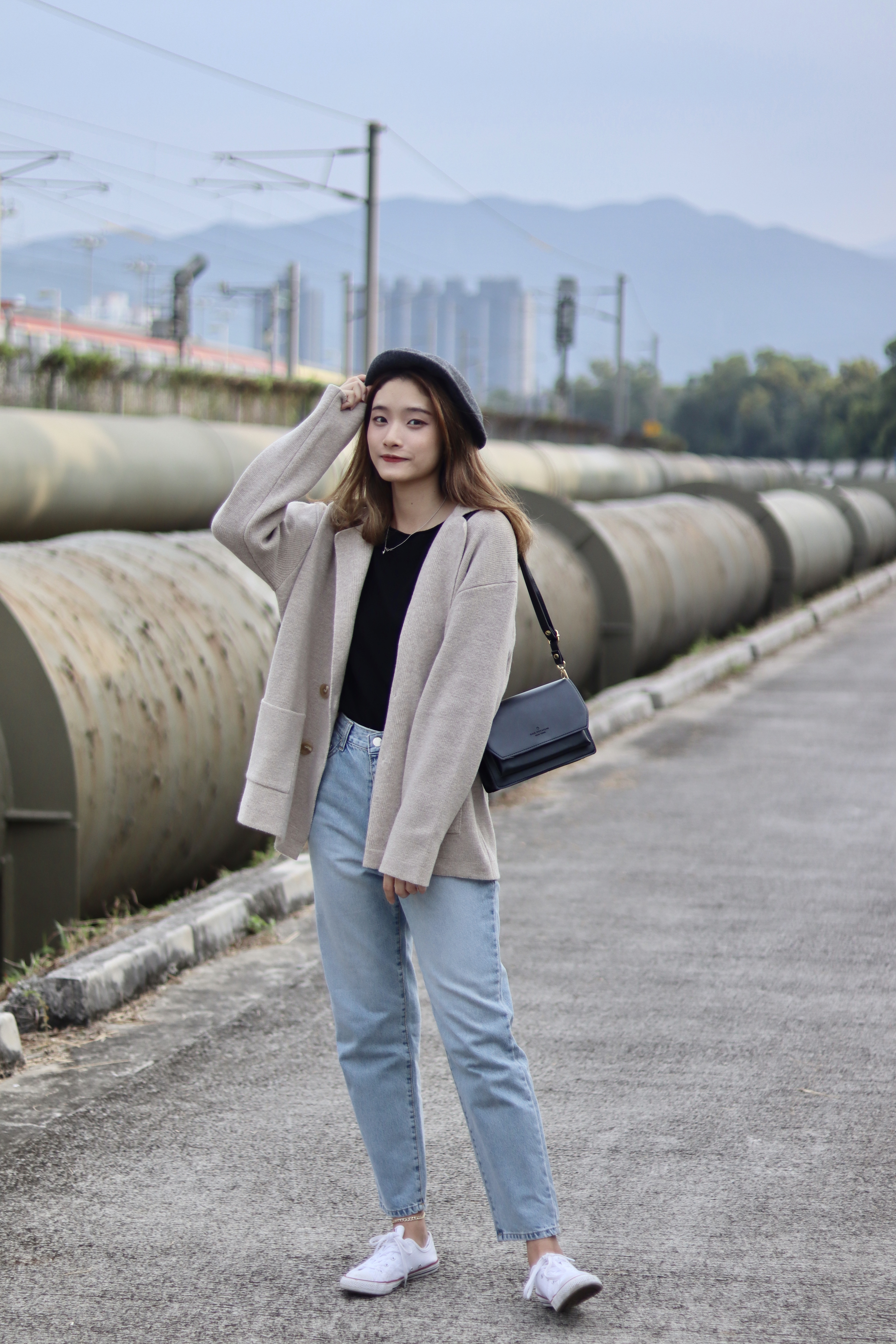 針織料西裝版型外套 三色入