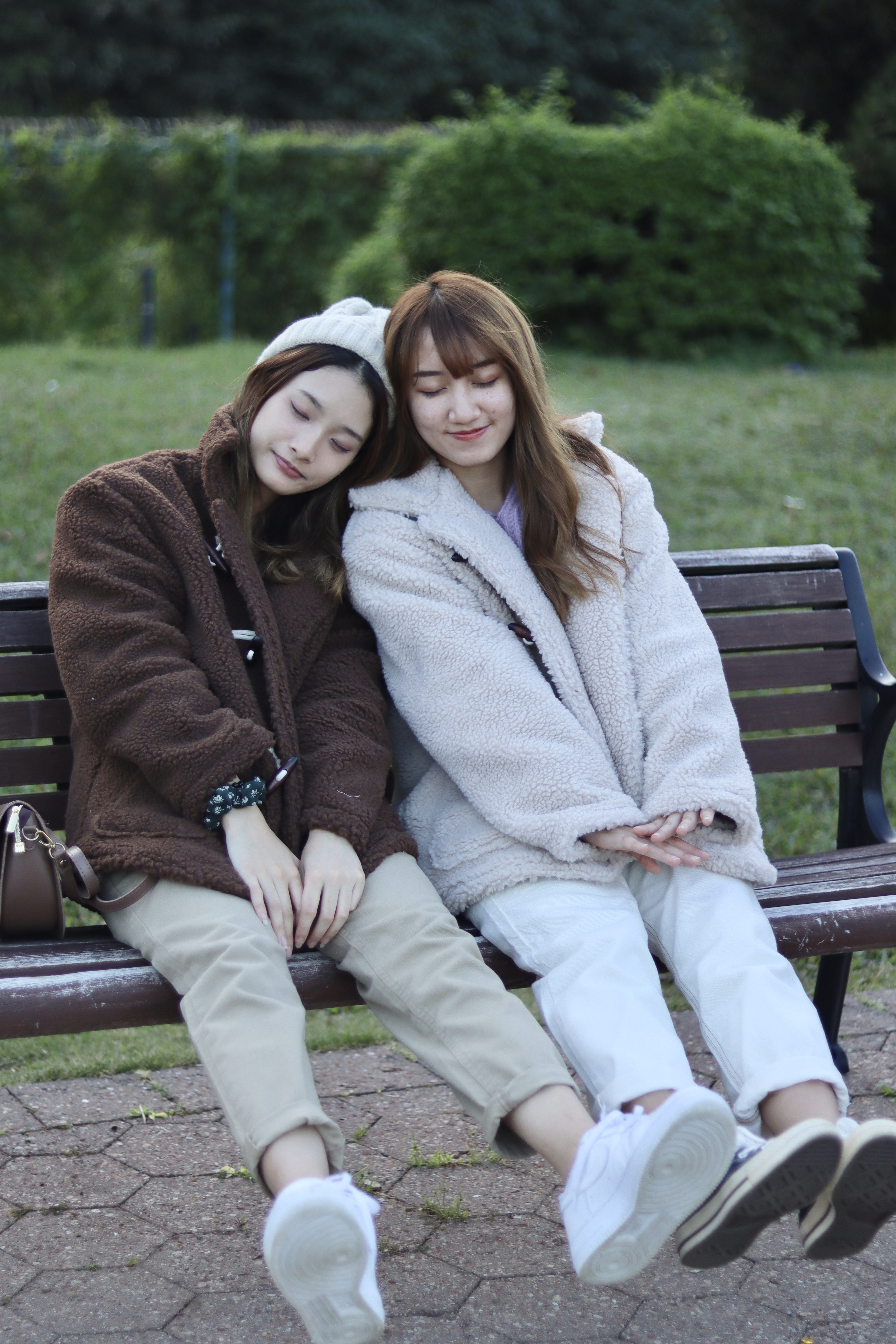 毛毛夾棉漁夫外套 兩色入