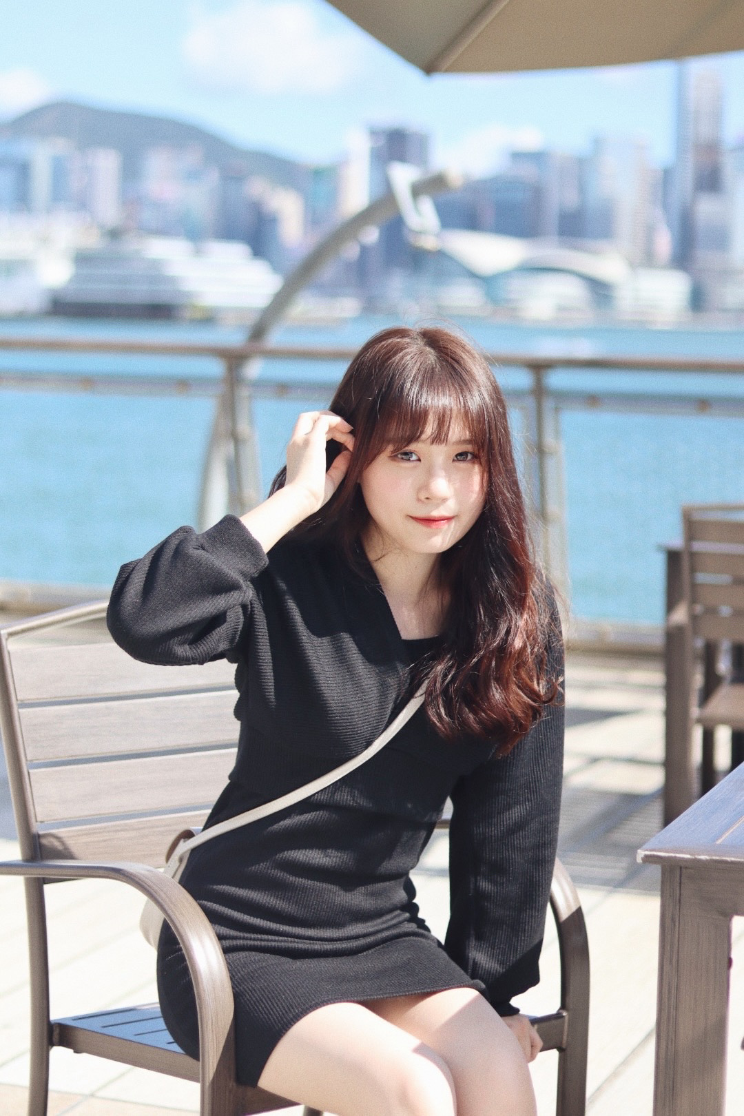 小個子限定 直坑紋兩件套連衣裙 4色入