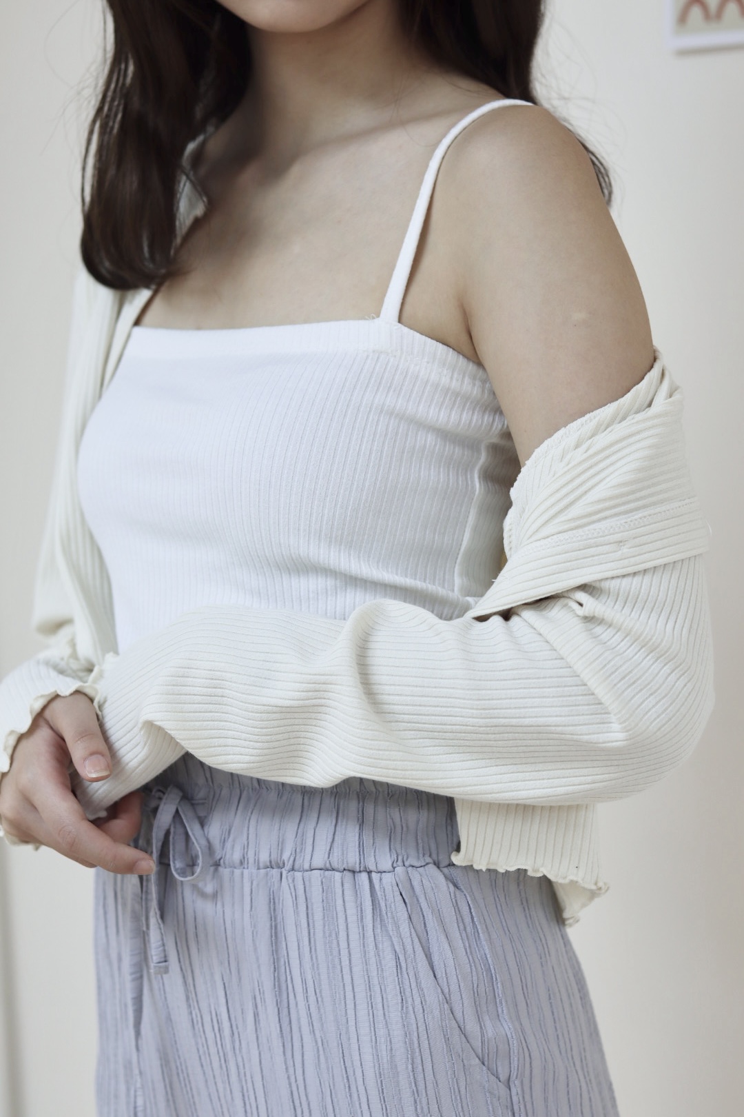 店主自留款 平口直間紋吊帶內褡 新增至四色入