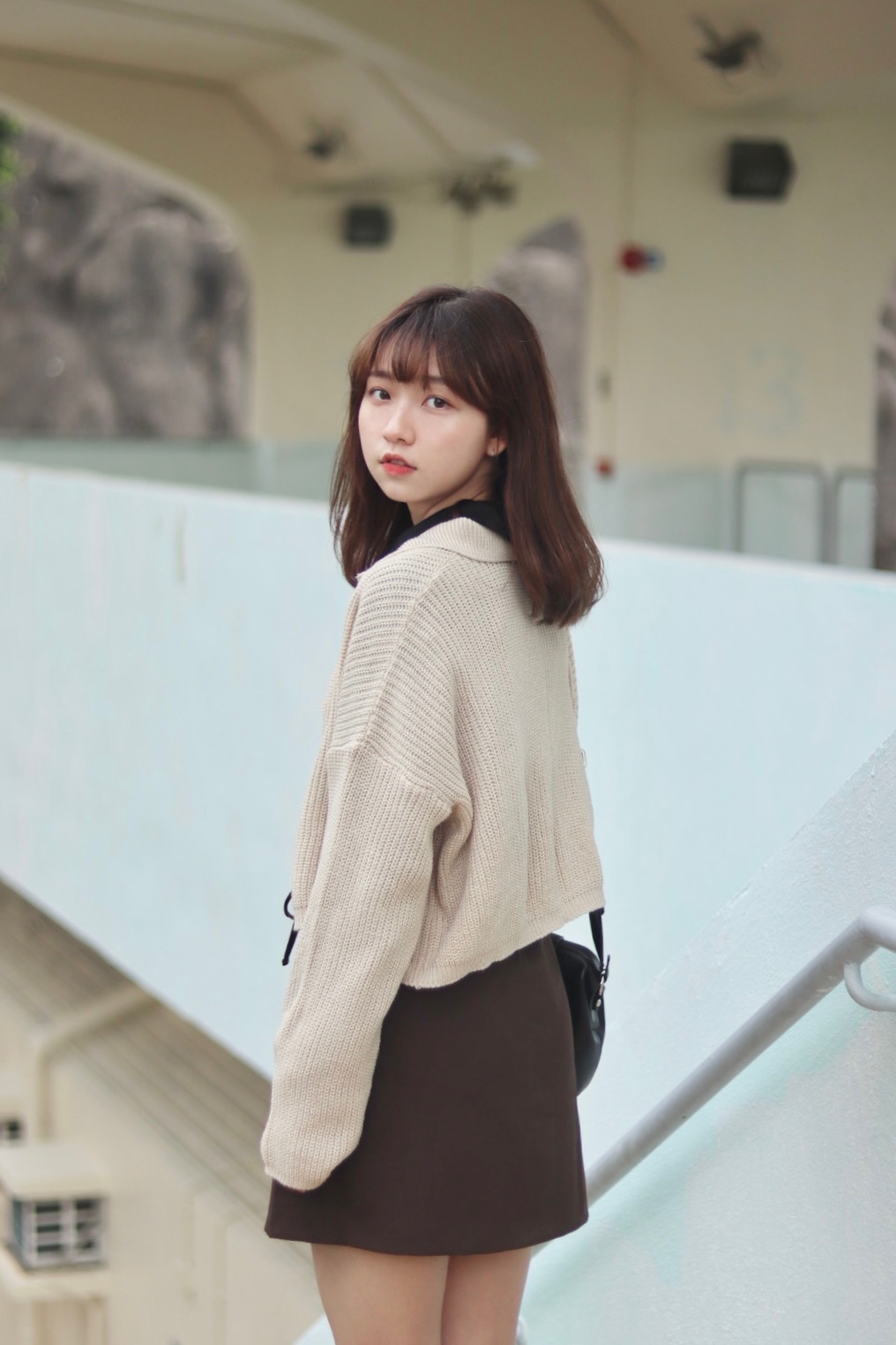 漁夫鈕扣短版休閒針織外套 新增至3色入