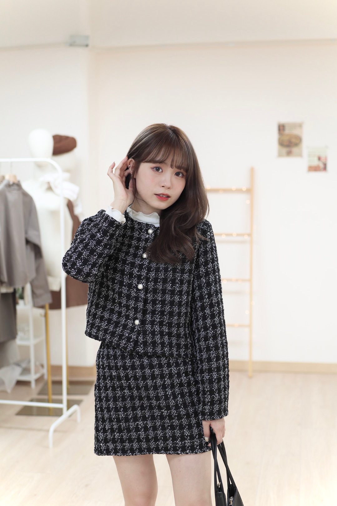 (預訂) Cindy/Rena自留款 穿出高級感的Tweed set! (可單買)