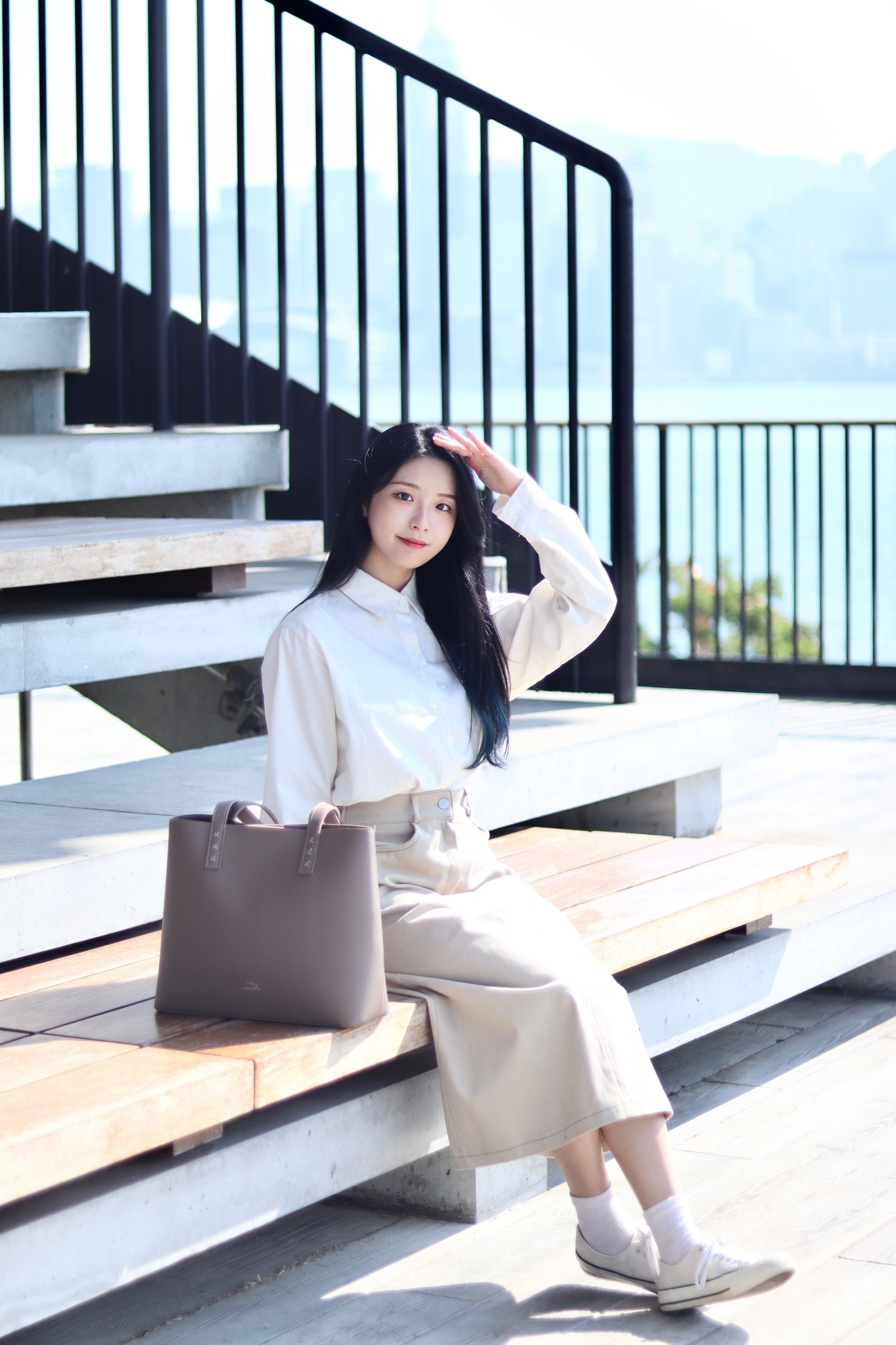 上班上學必備 磁石扣大容量PU仿皮TOTE 新增至4色入