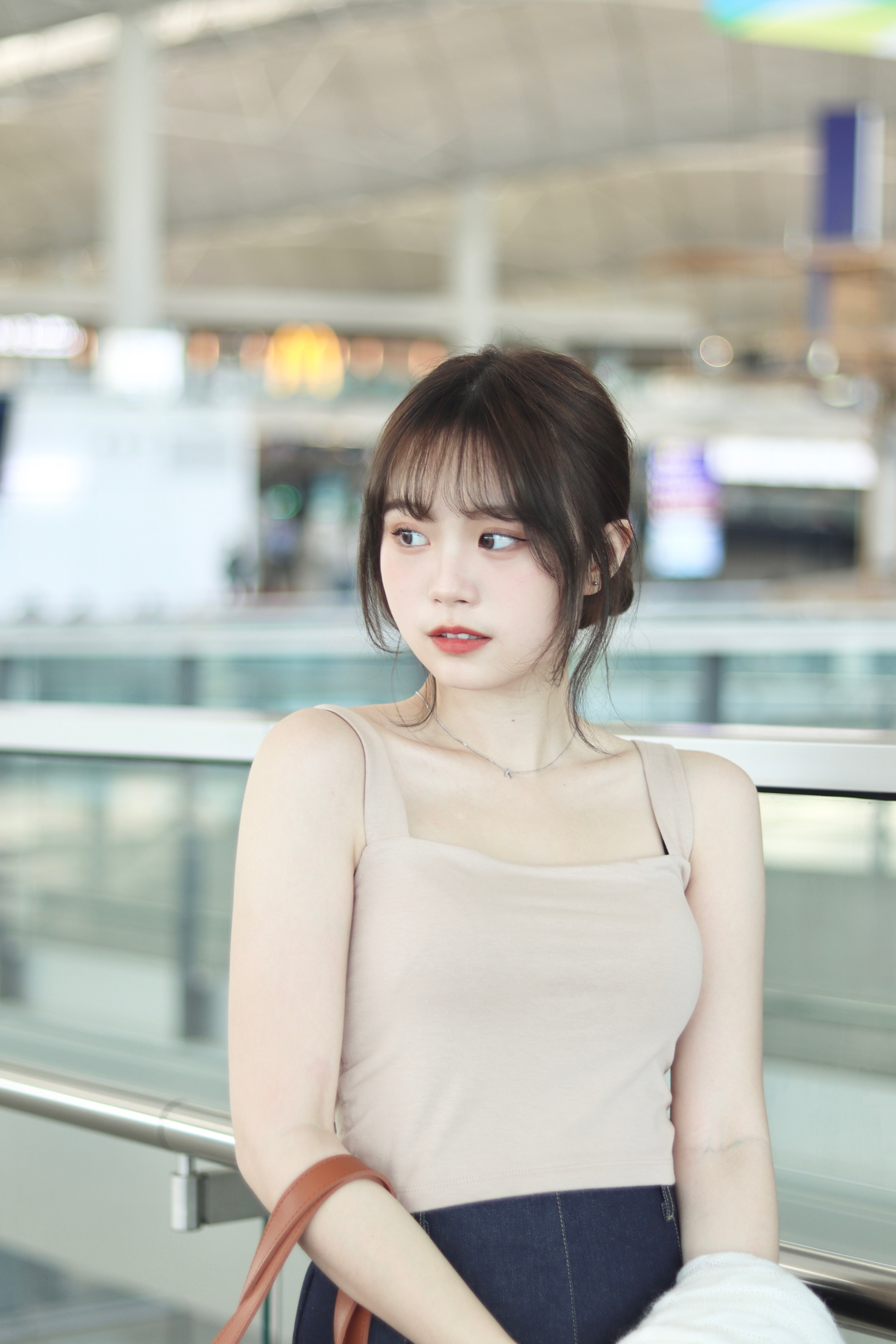 平口棉質短版粗帶背心內褡 3色入