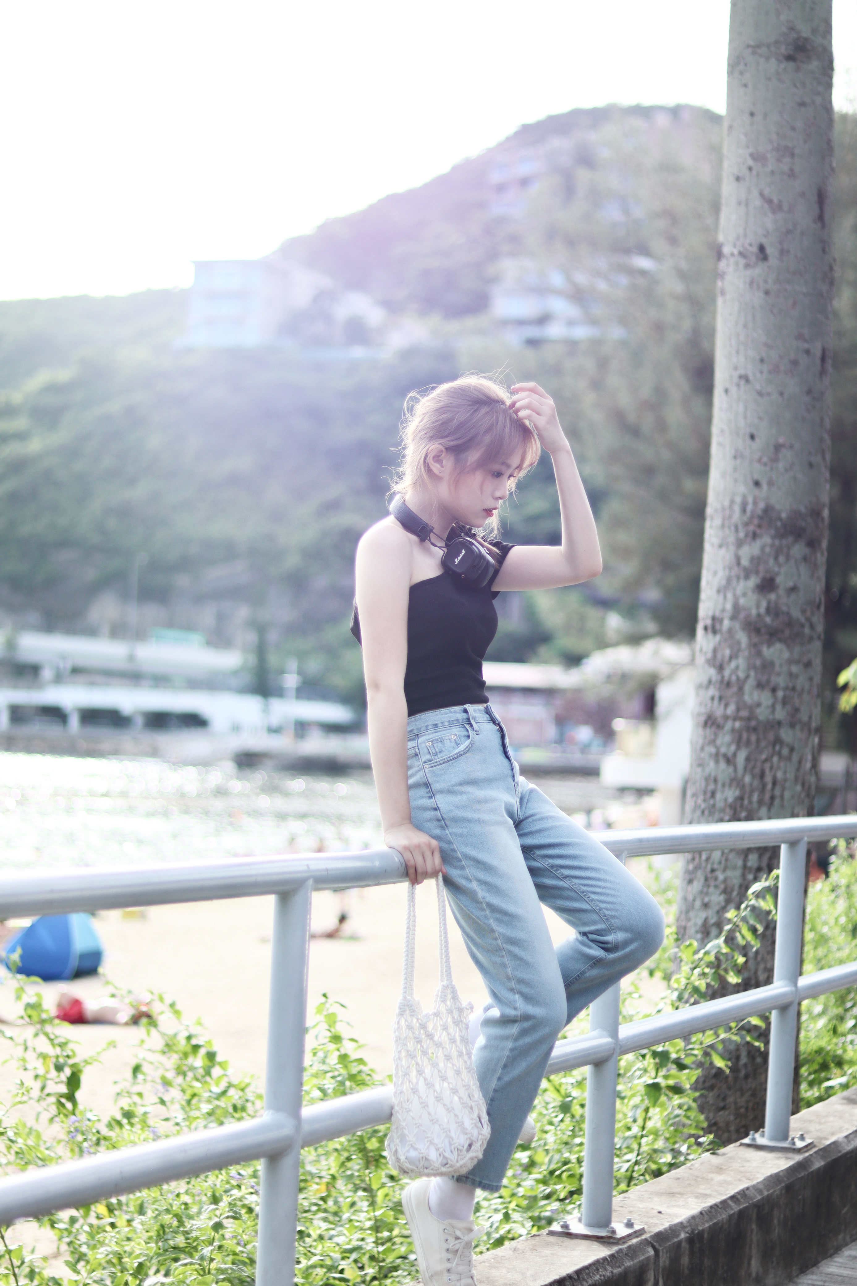 小個子適合 韓系直筒顯瘦牛仔長褲 Size S / Size M