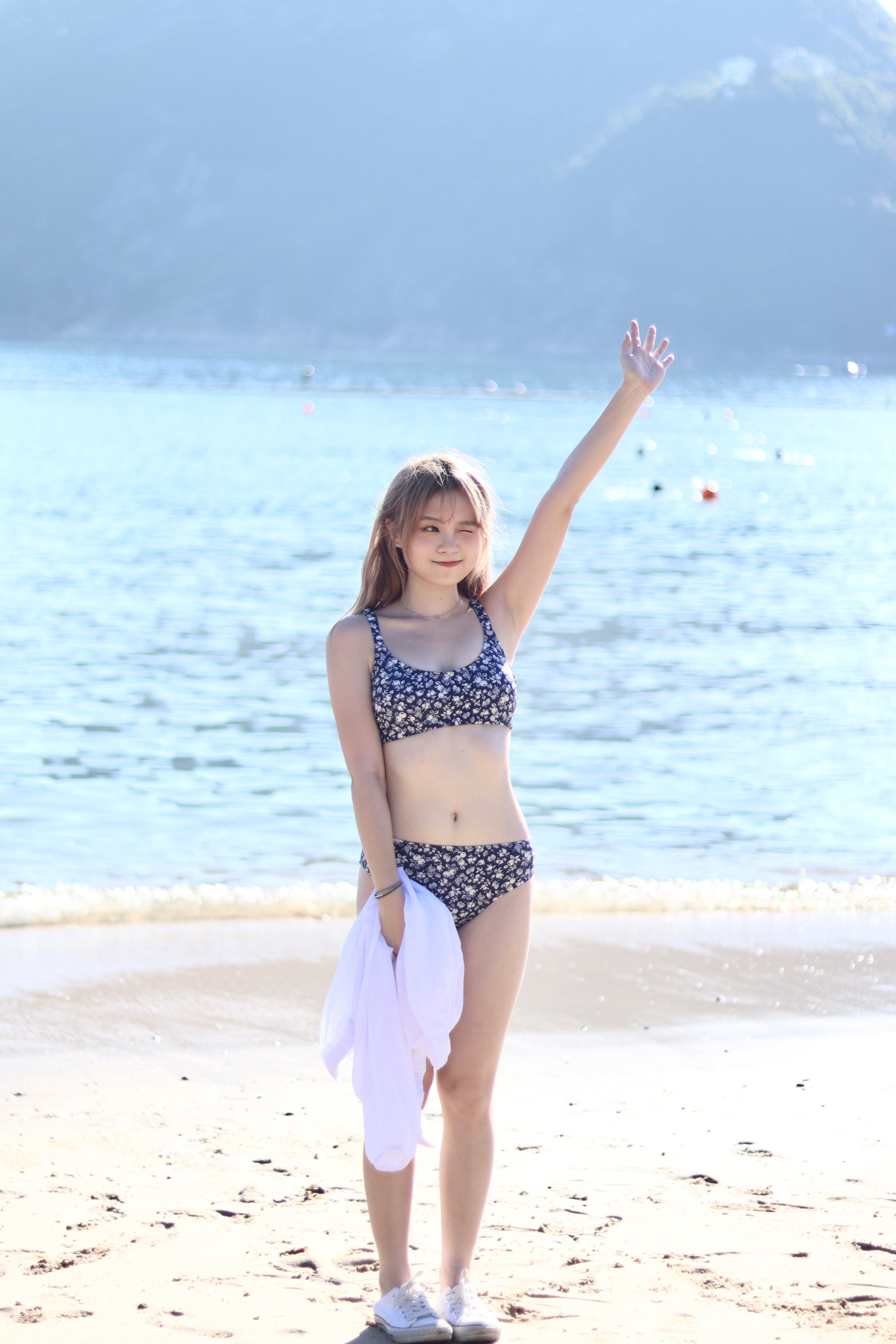 清新水果印花泳衣set