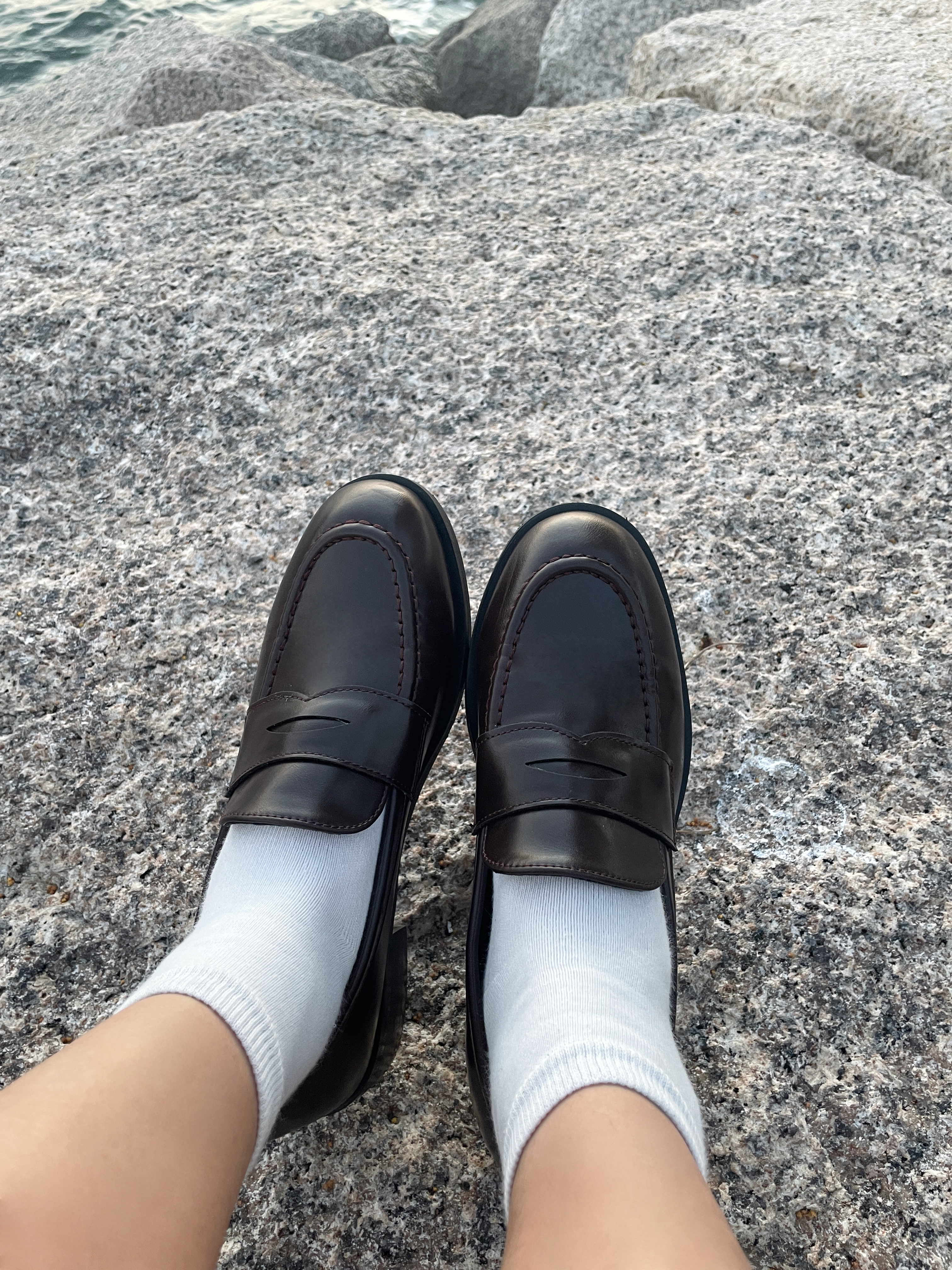 店主自留款 秋冬超舒適鏤空修腳型樂福鞋