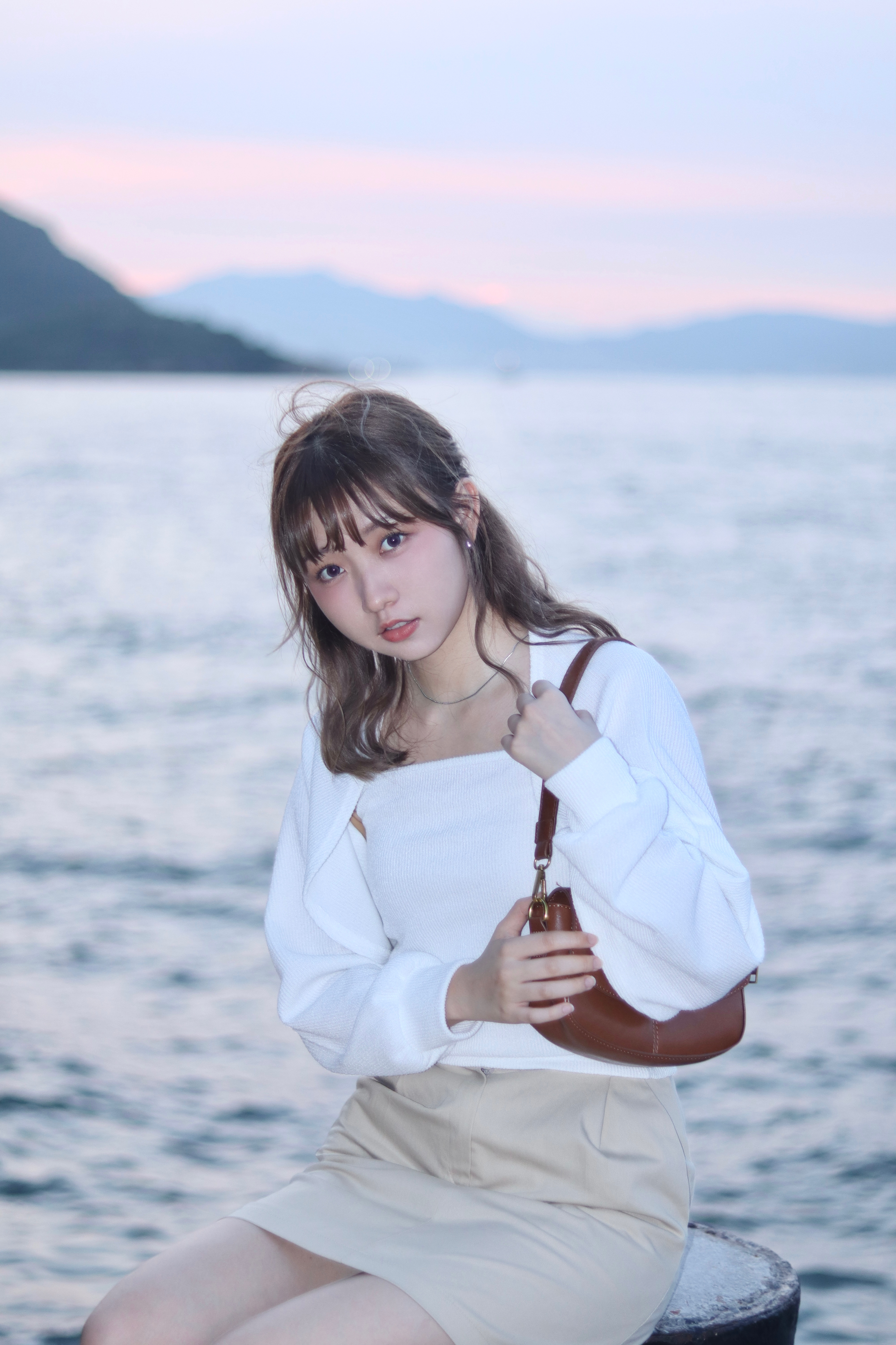 基本款! 簡約直坑紋背心及外套無鈕扣套裝 新增至兩色入