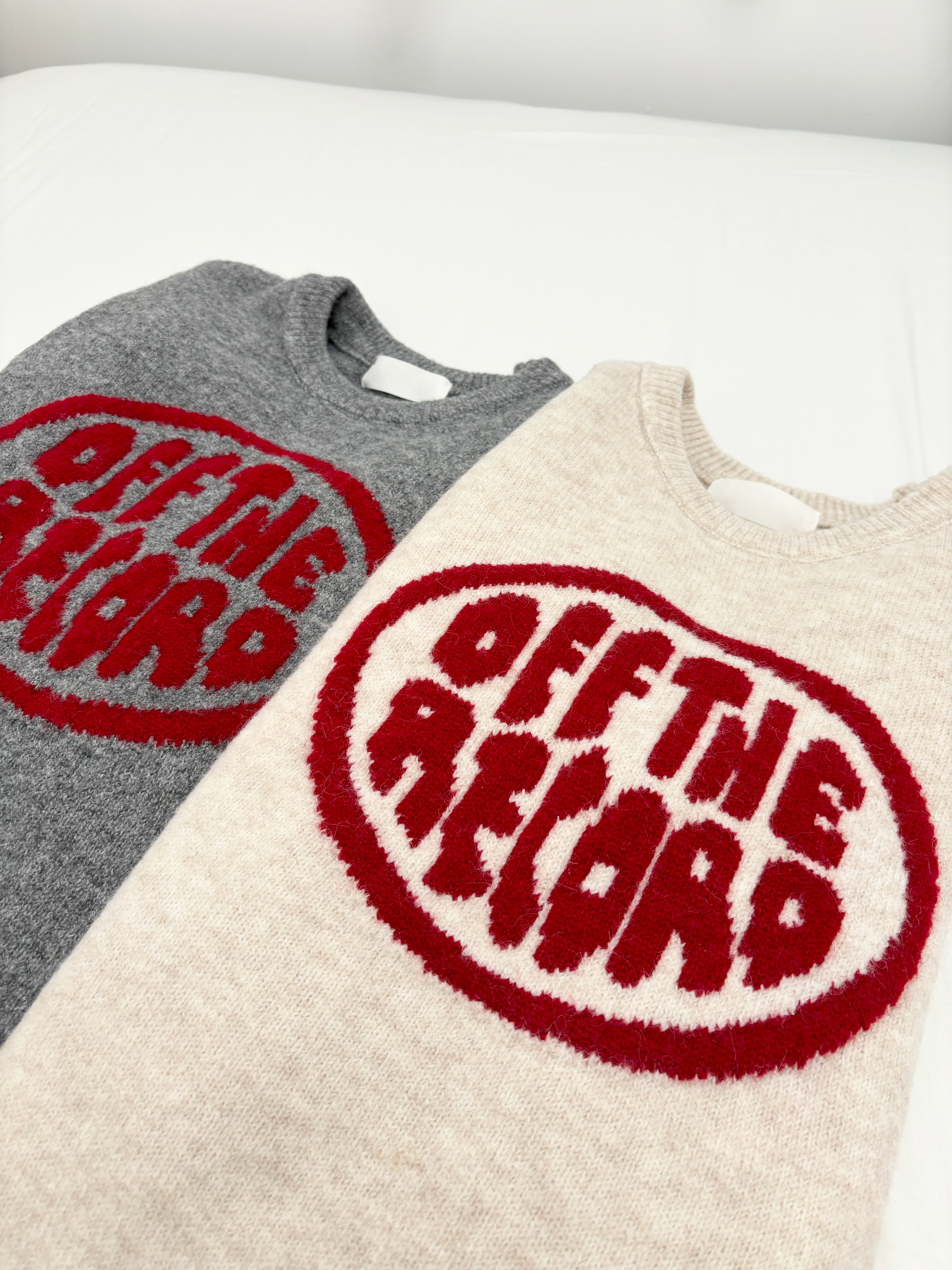 店主自留款 OFF THE RECORD KNIT TOP 兩色入