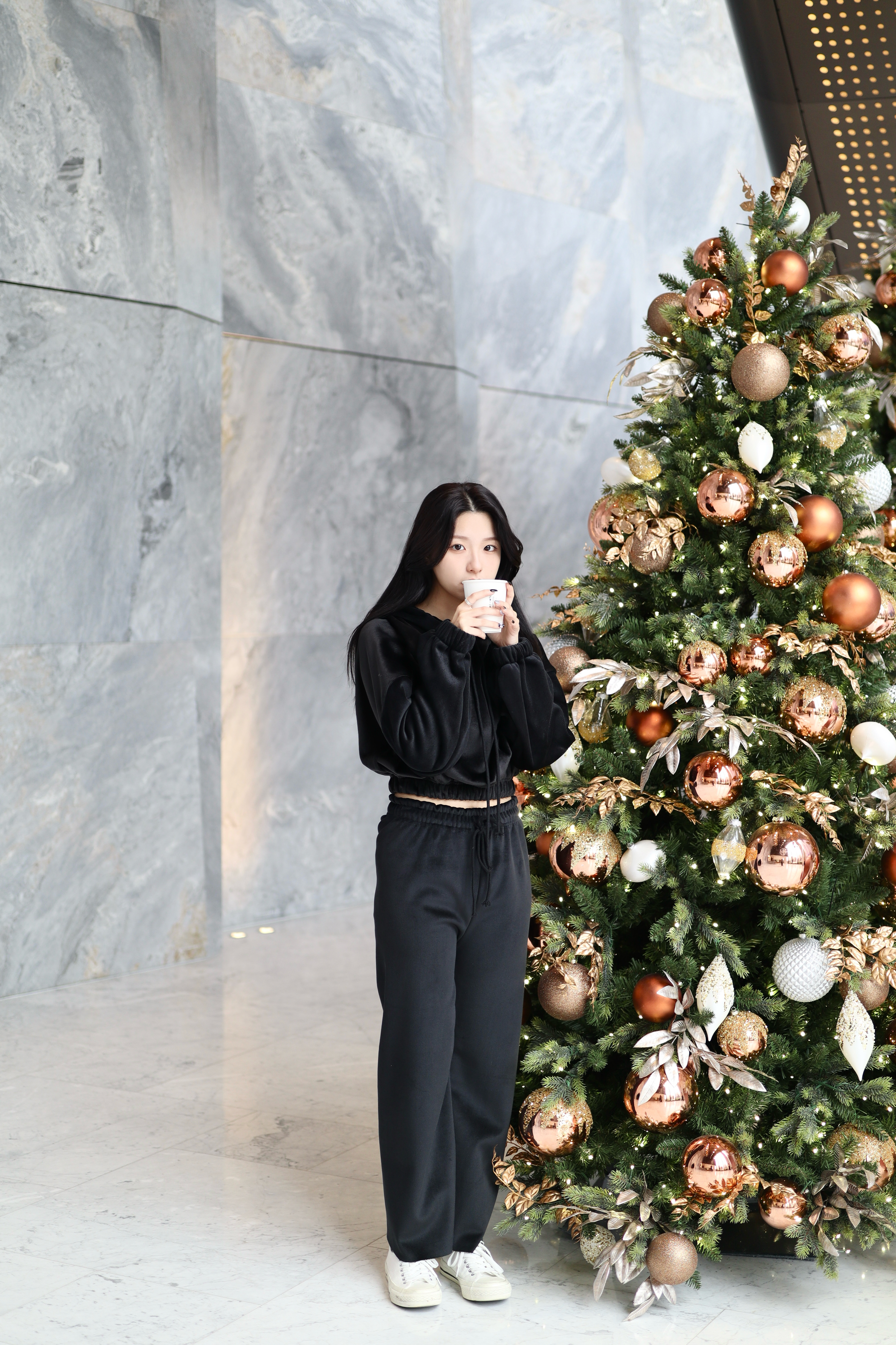 Velvet質感休閒貴婦套裝 兩色入