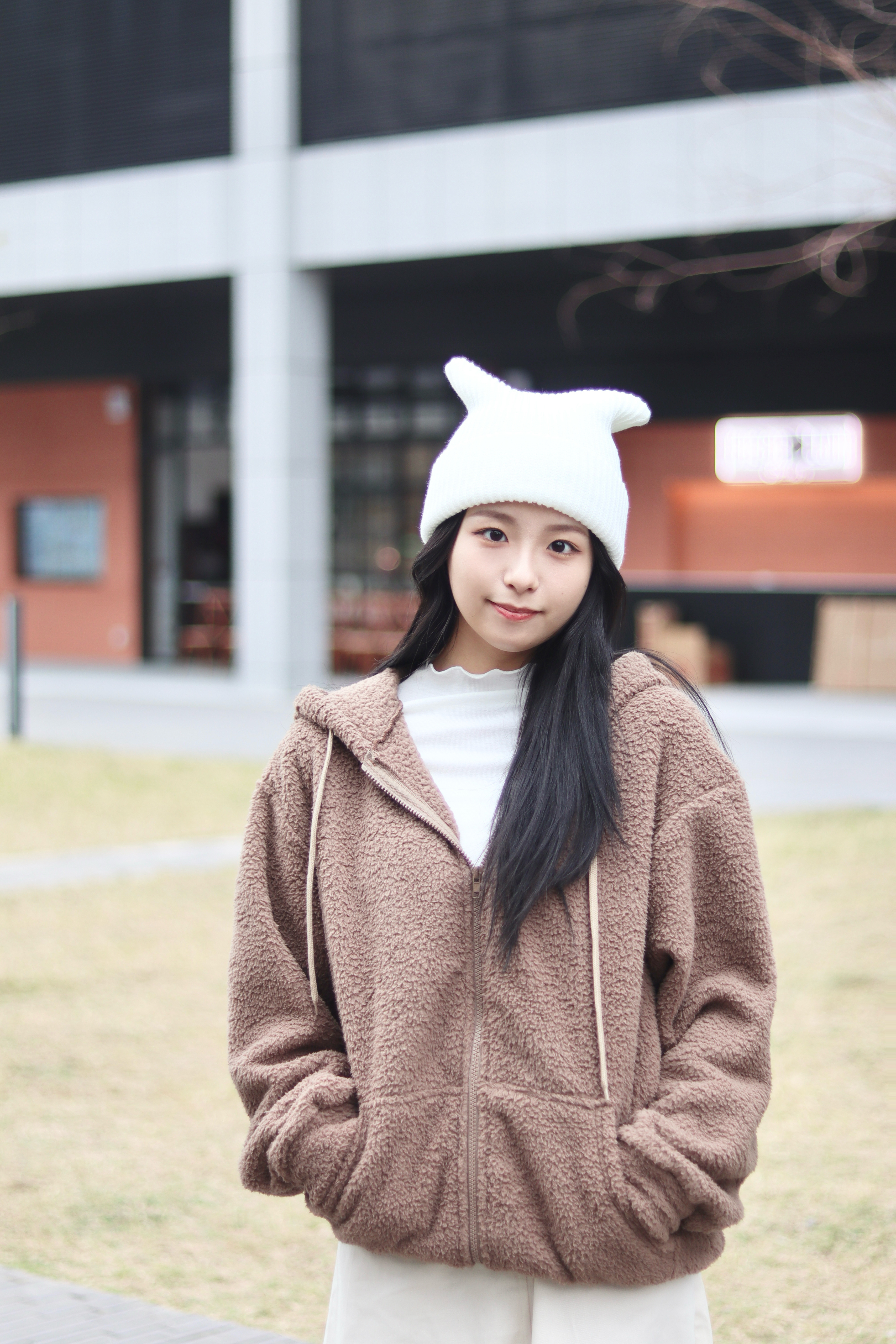 史上最便宜! Oversized超可愛熊啤啤毛毛外套 兩色入