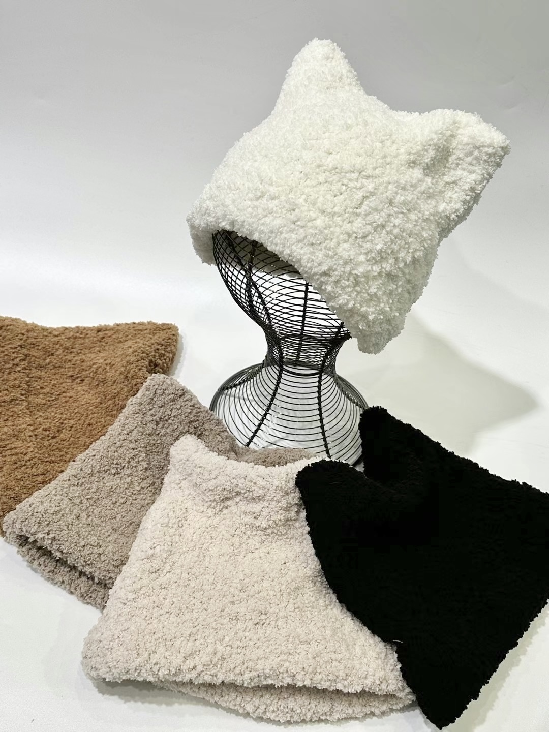 最近流行必買貓耳帽 5色入