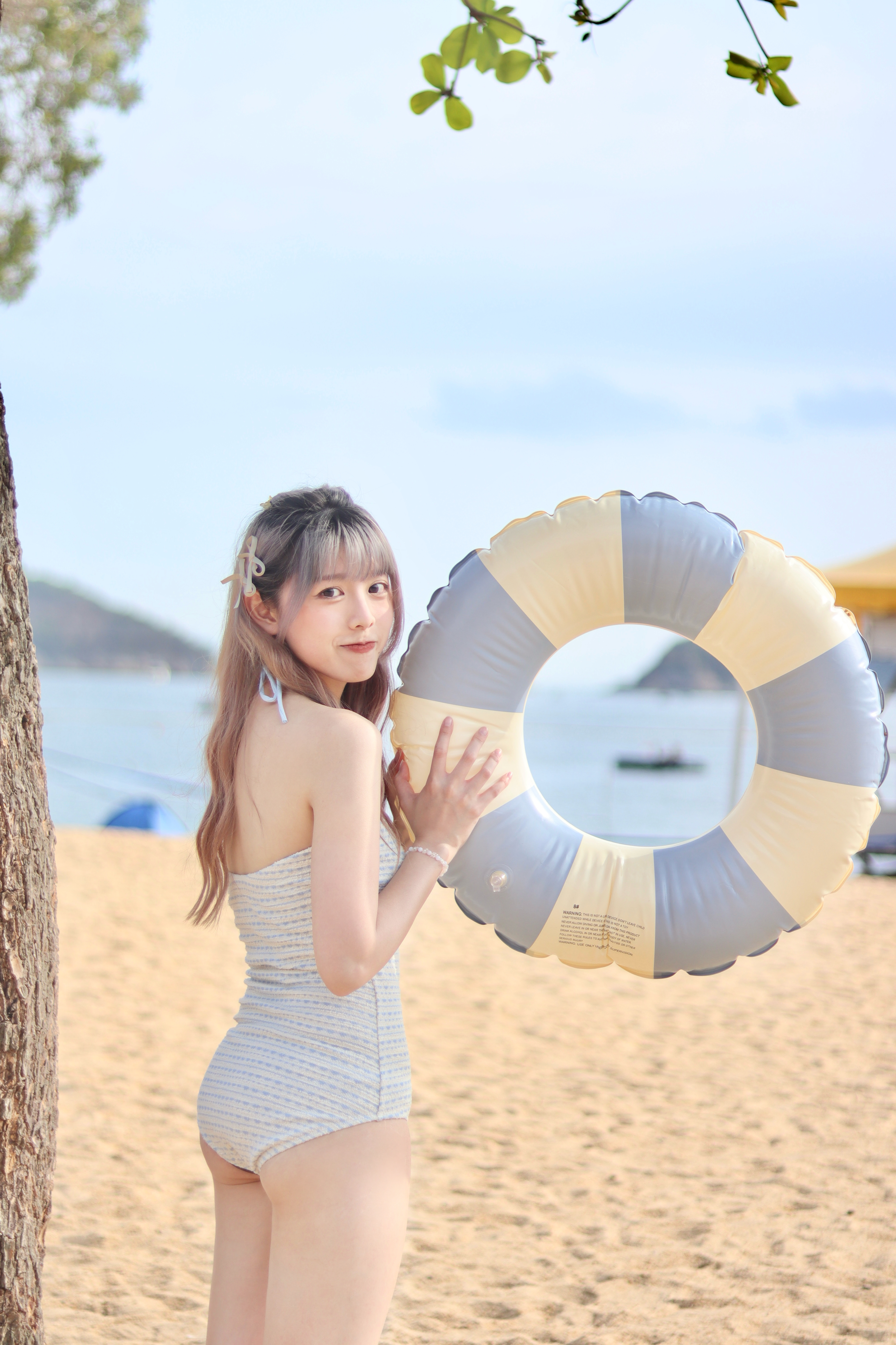 掛頸小清新pattern monokini