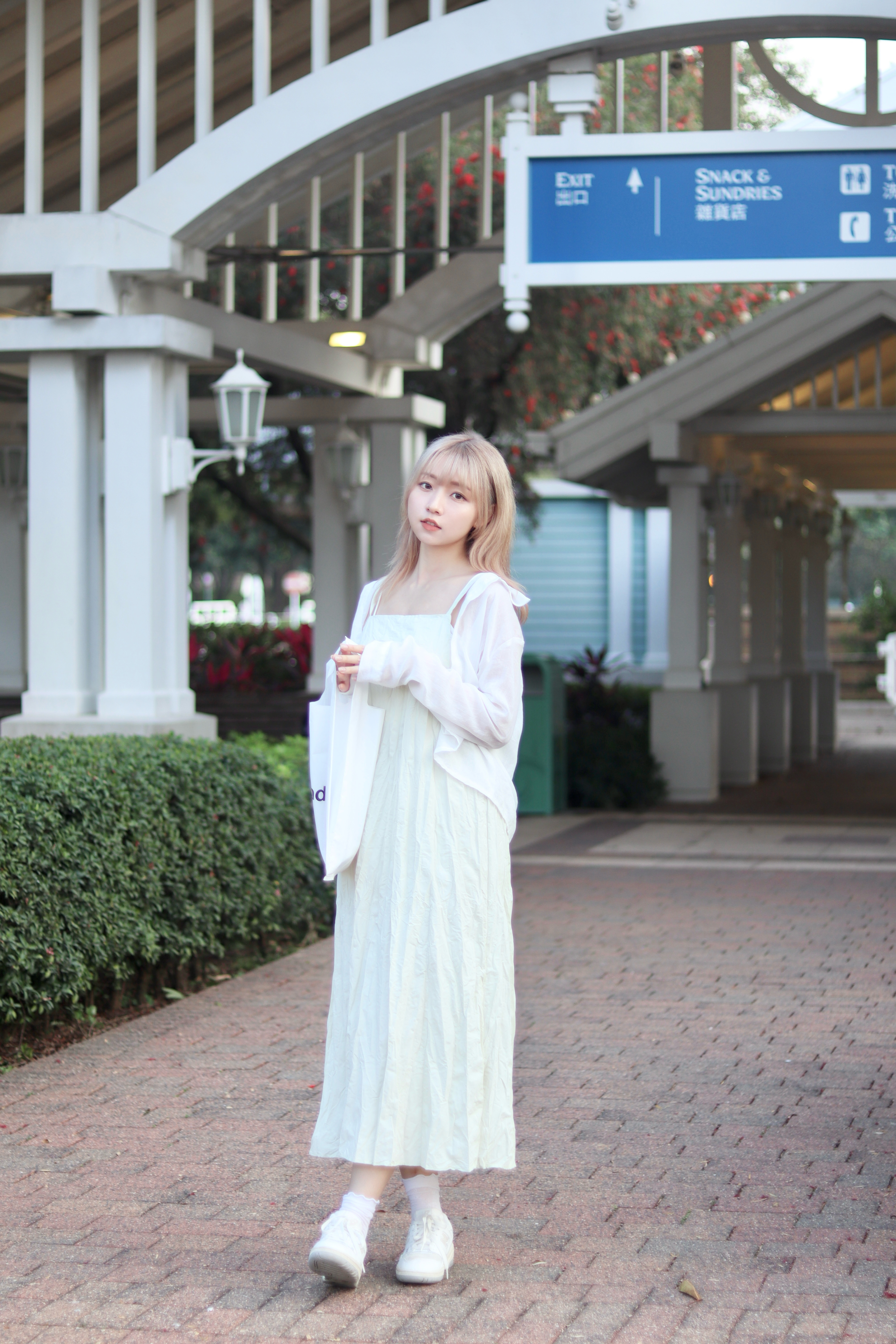 吊帶皺皺入膊式長身OPS 新增至兩色入