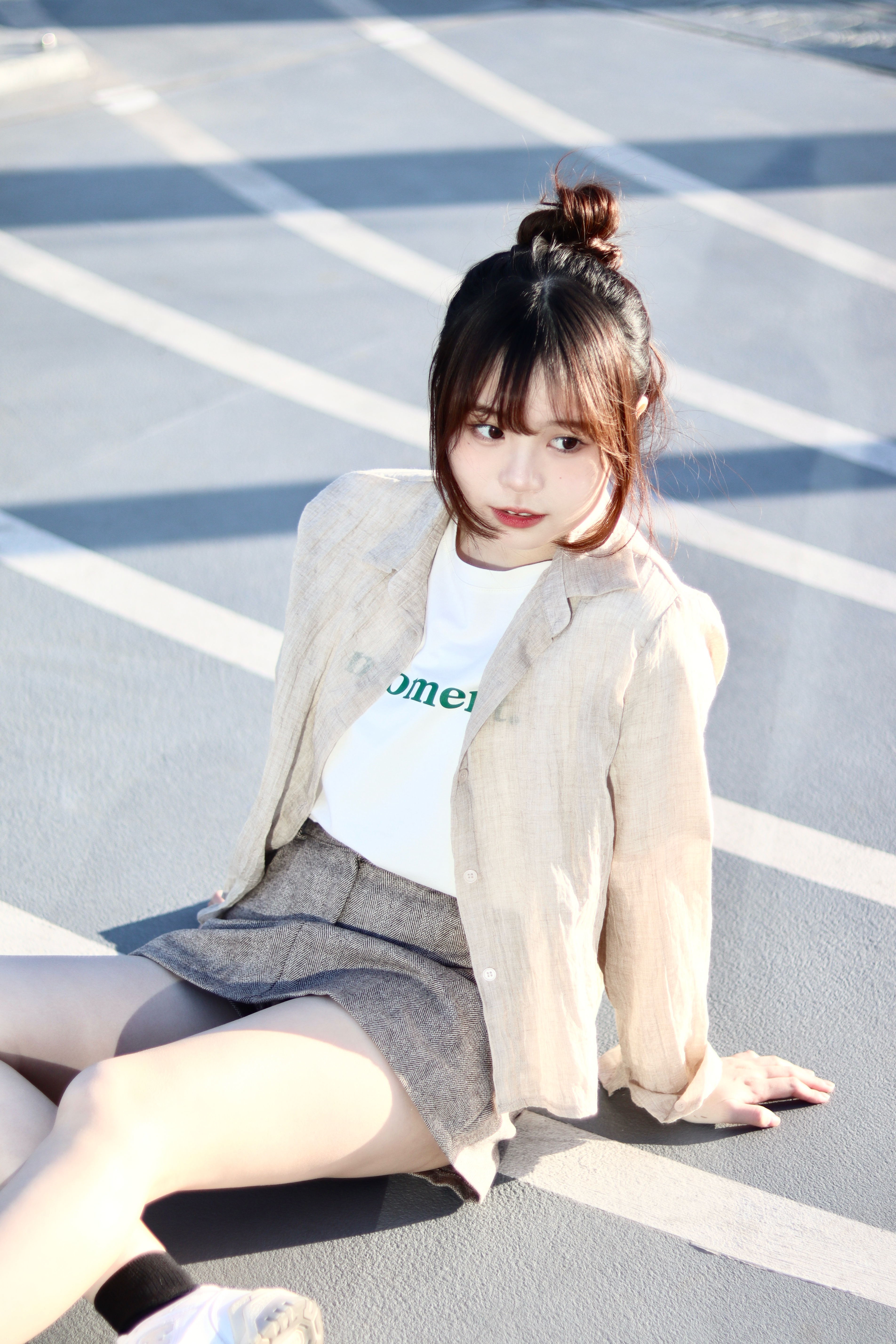 店主自留款 透膚裇衫版型短身外套 新增至兩色入