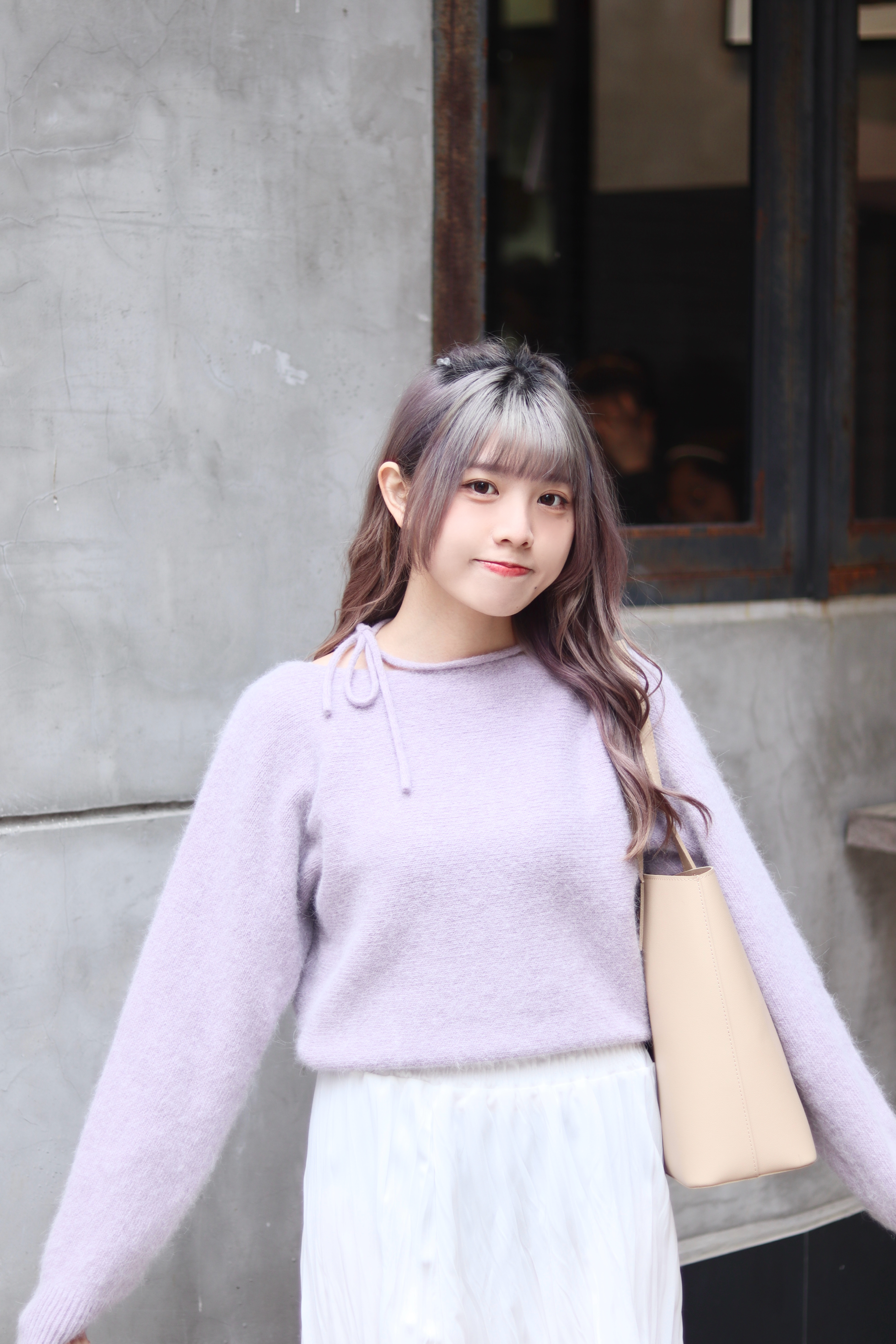 超親膚! 圓領繞頸綁結針織上衣 兩色入