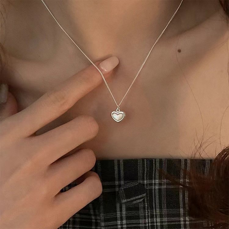 925Silver♡ 簡約輕奢愛心頸鏈