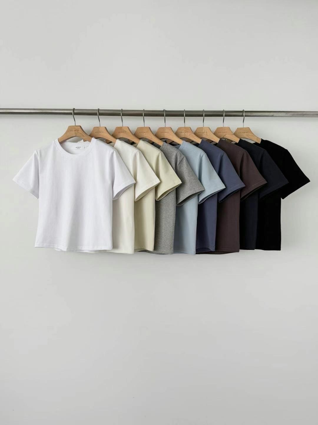 BASIC ITEM必買! 淨色50cm T-shirt 9色入