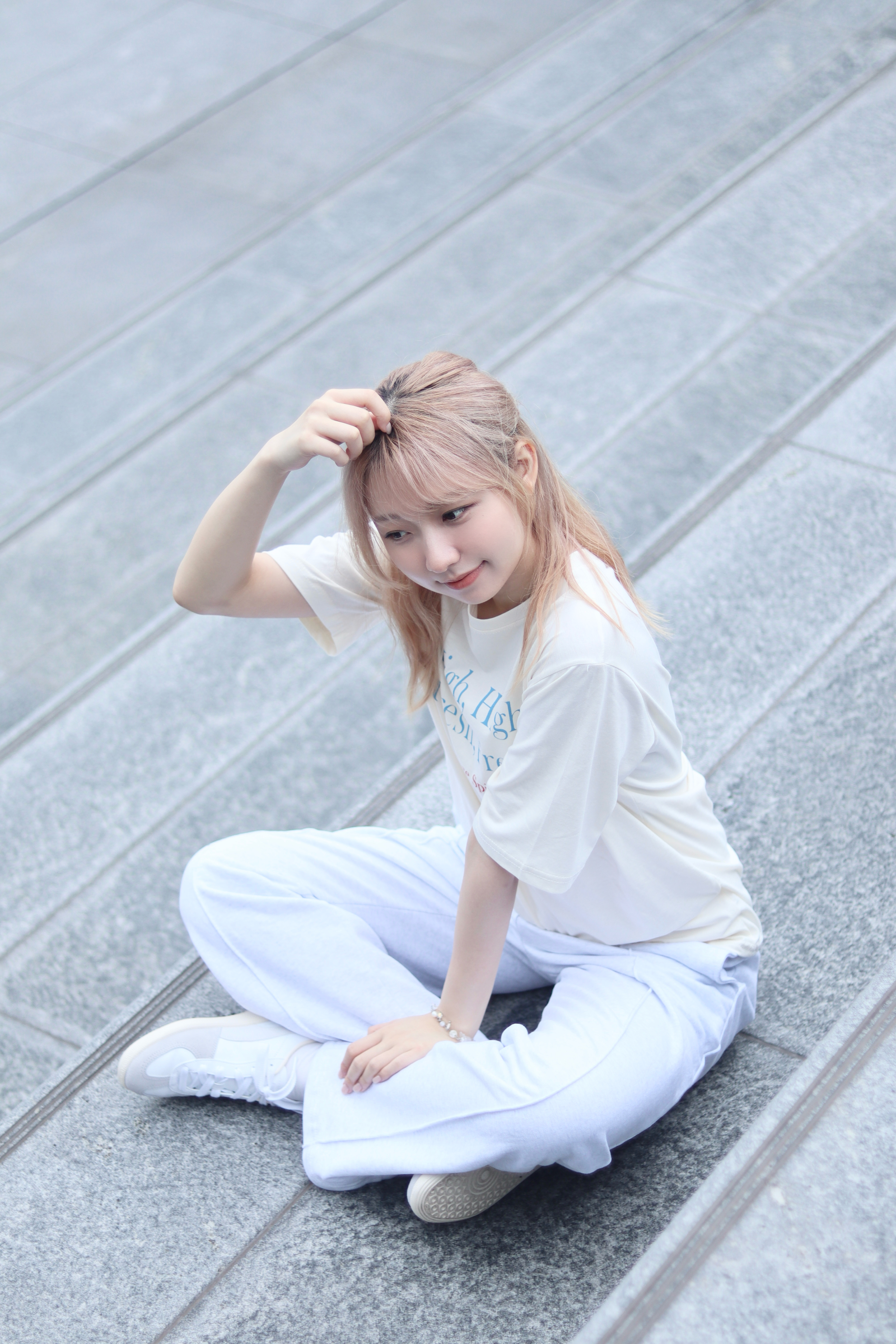 高個子專屬 全面橡筋腰運動休閑褲