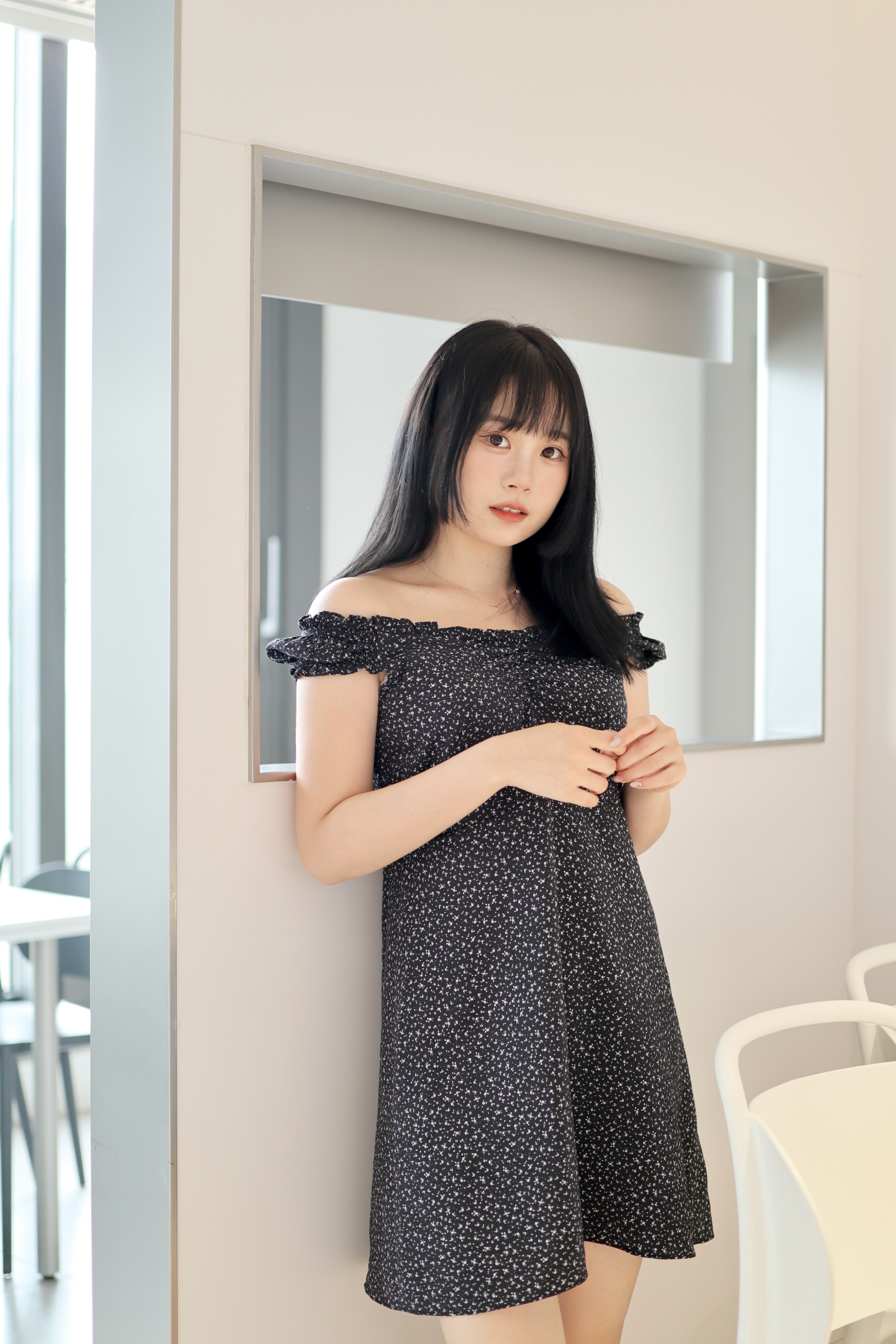 袖口兩種穿法 碎花超顯瘦束腰OPS