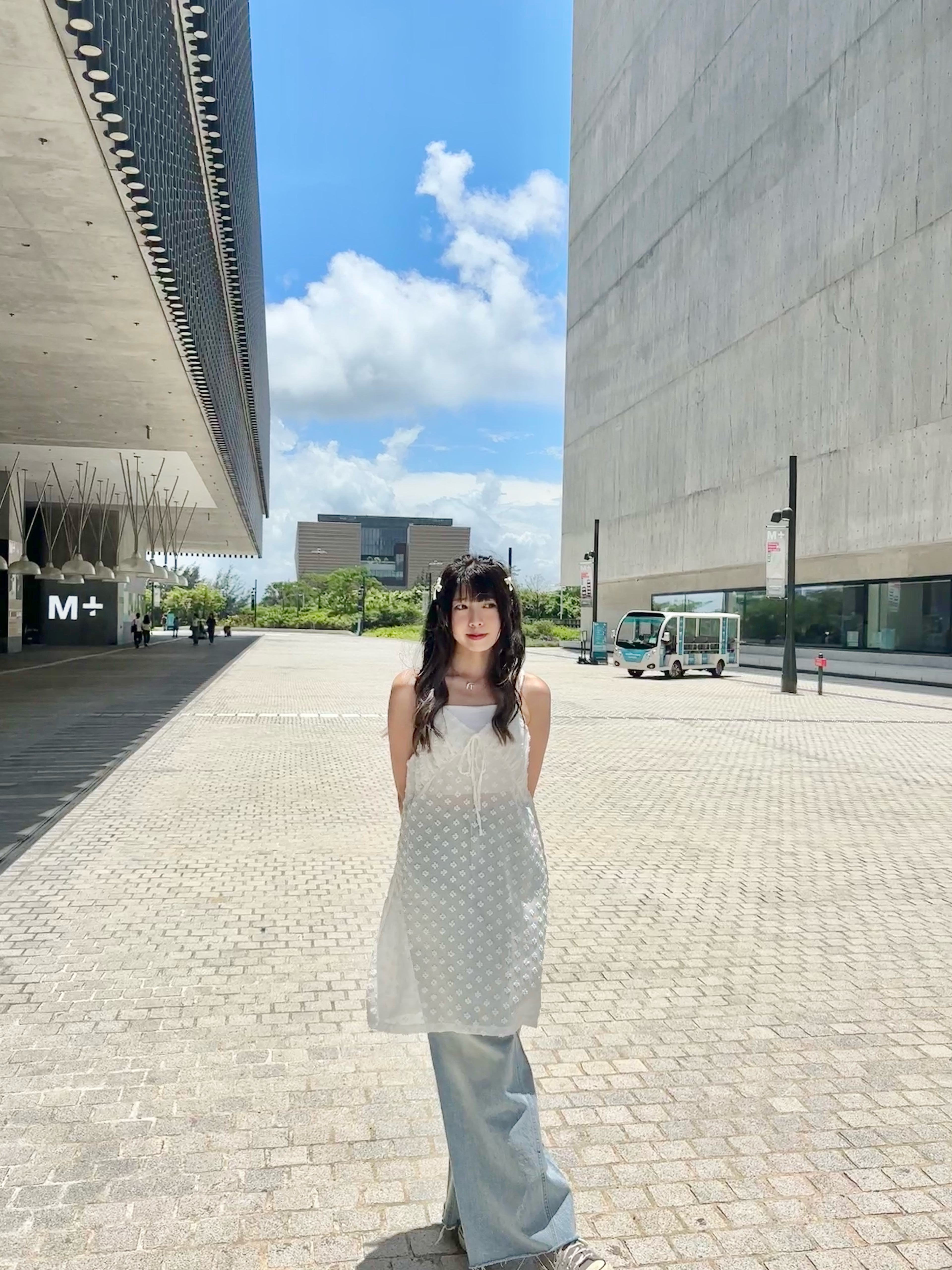 Sarina's pick! 日系吊帶透膚小花花OPS